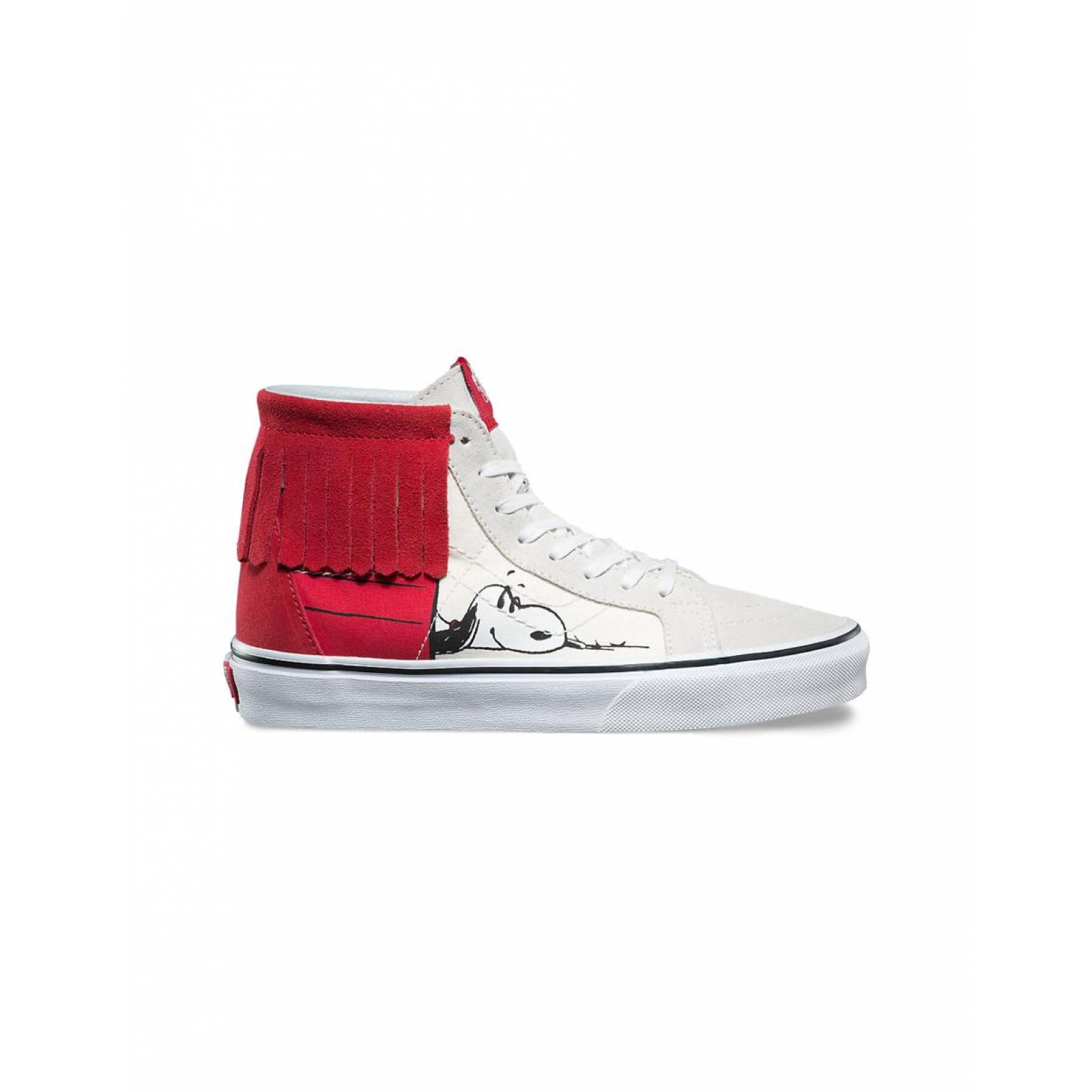 Tenis Vans x Peanuts Sk8-Hi "Dog House" Mujer Snoopy Charlie Brown