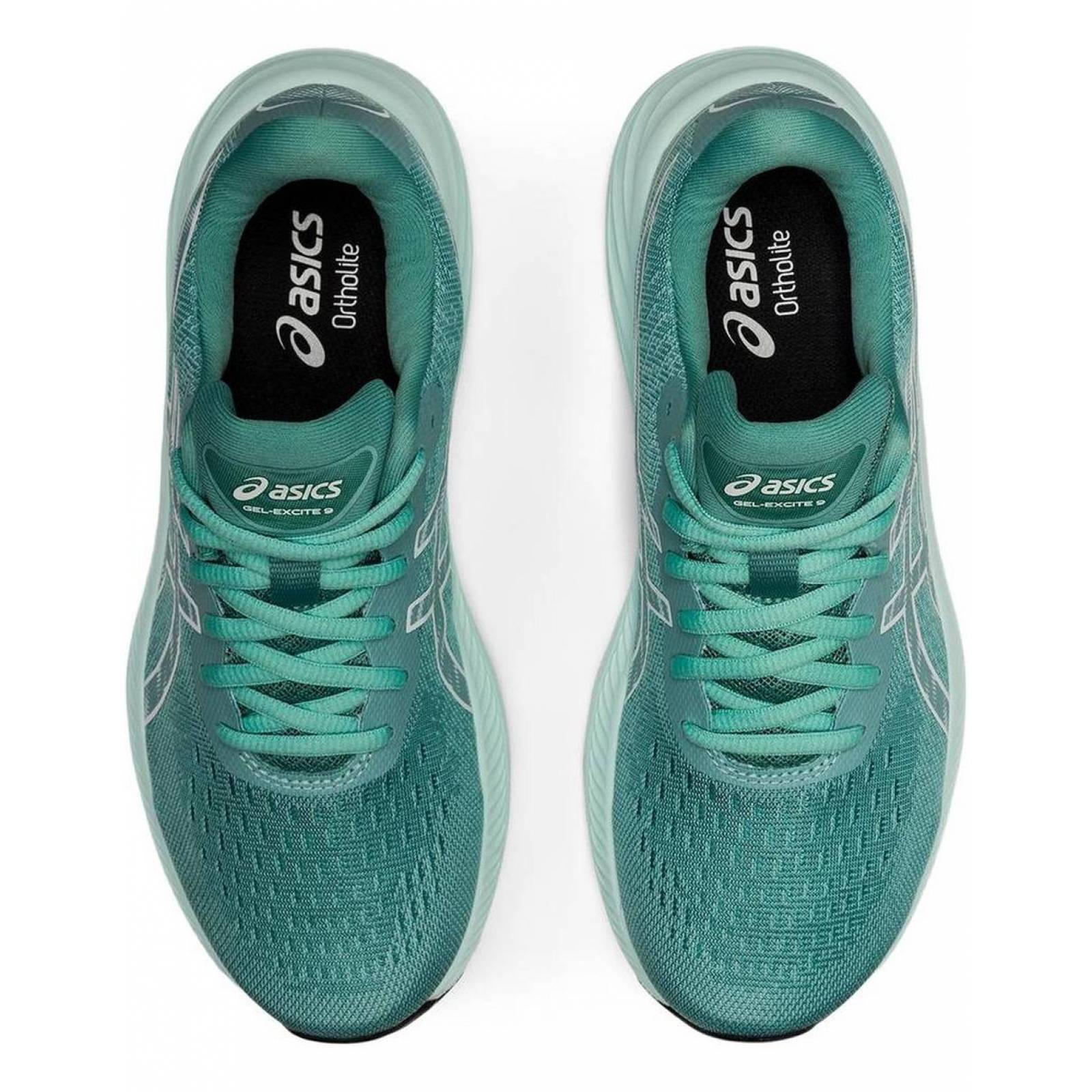 Tenis Asics Gel-Excite 9 Mujer Running Gym Deporte 25.75 Verde