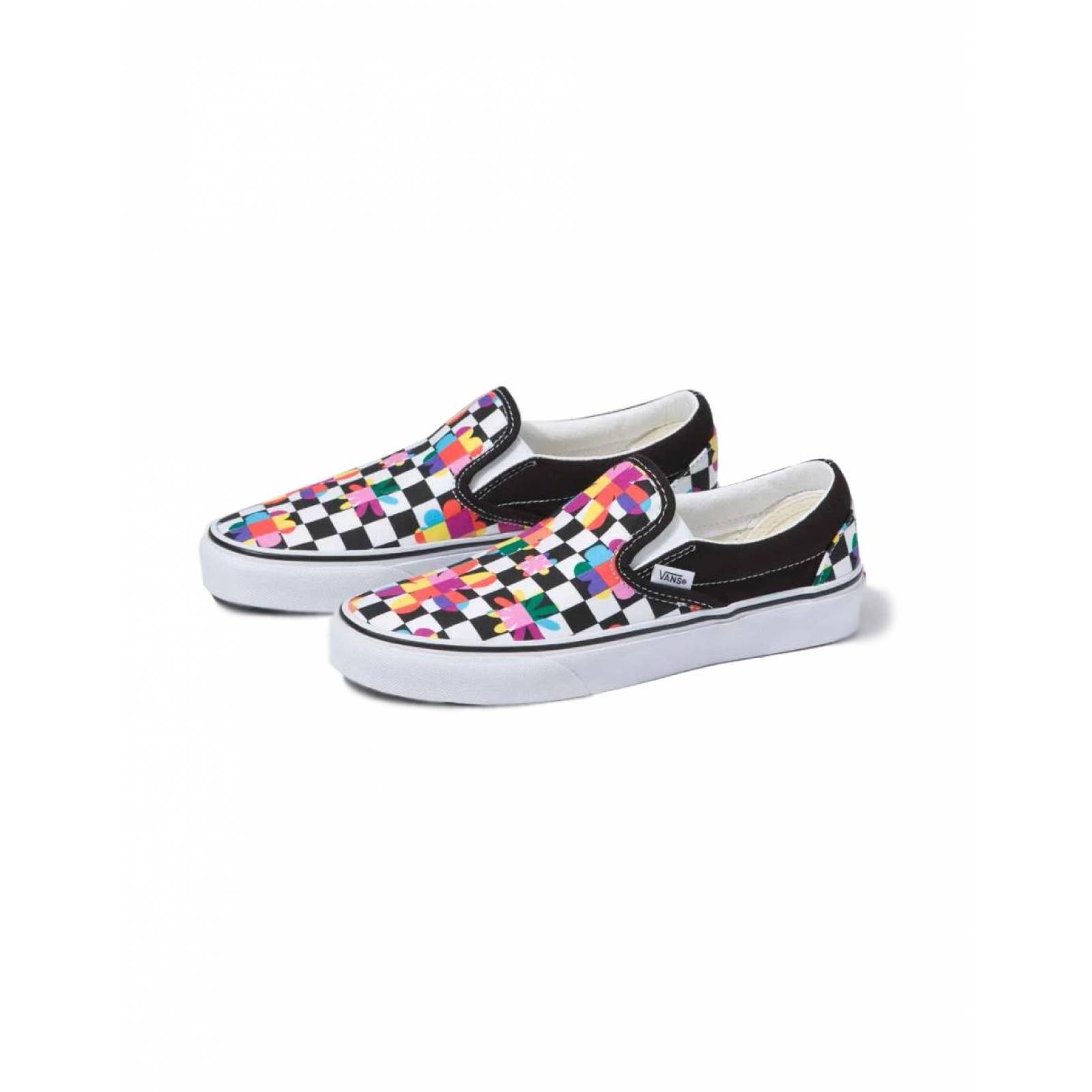 Tenis Vans Classic Slip-On Mujer Estampado Caminar Comodo