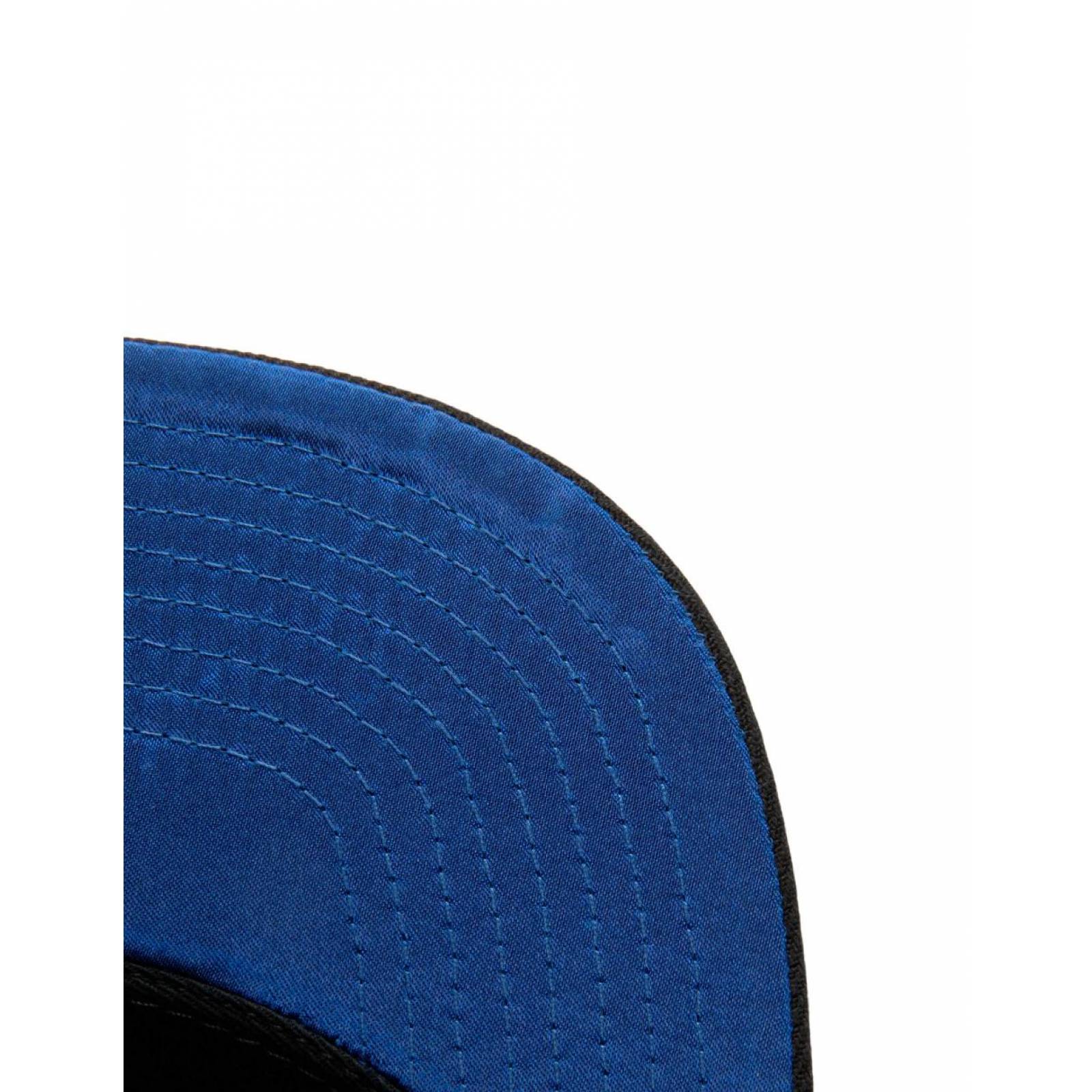 Gorra Mitchell & Ness Los Angeles Lakers NBA Visera Satinada Negro UNITALLA