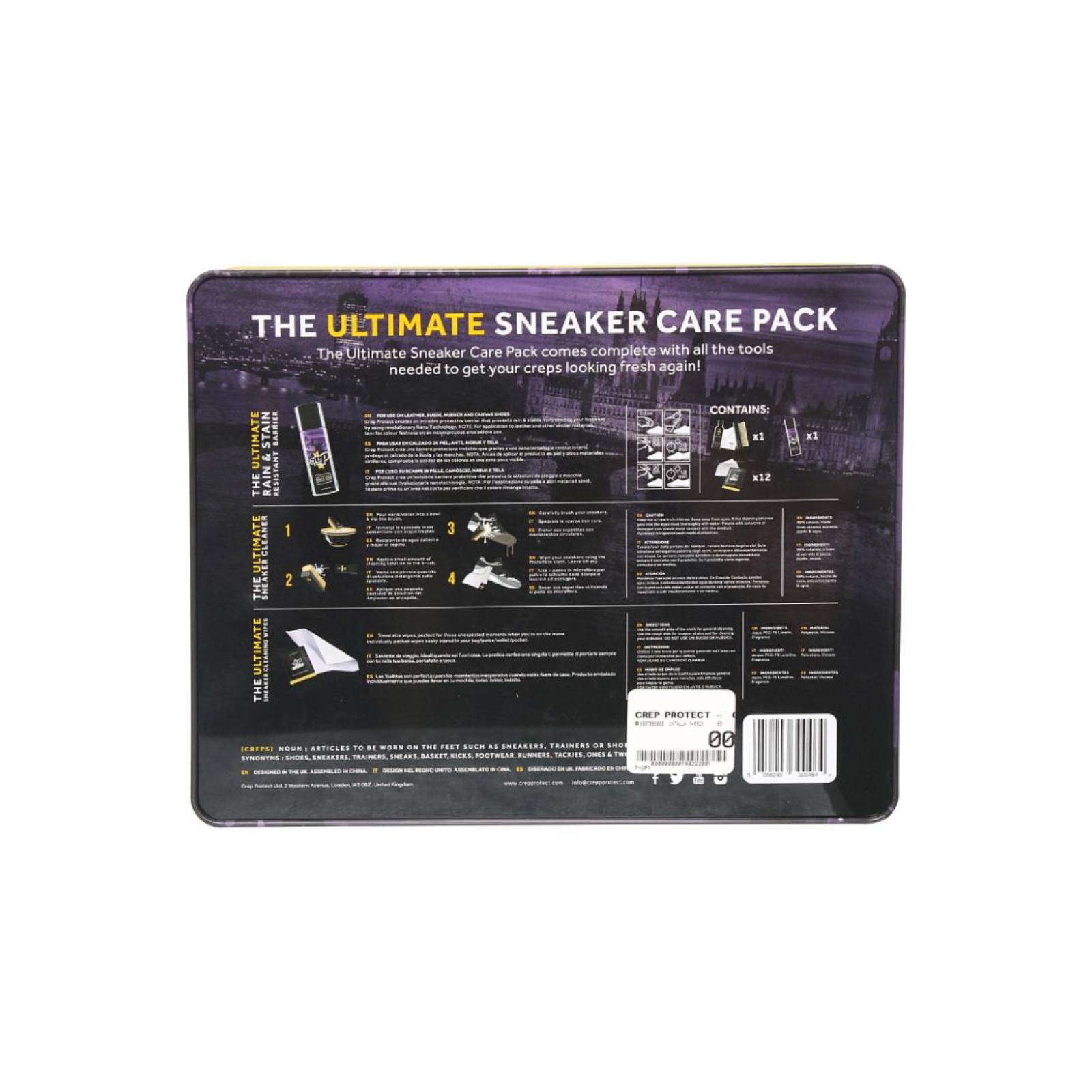 Kit de Limpieza para Calzado Crep Protect Negro UNITALLA