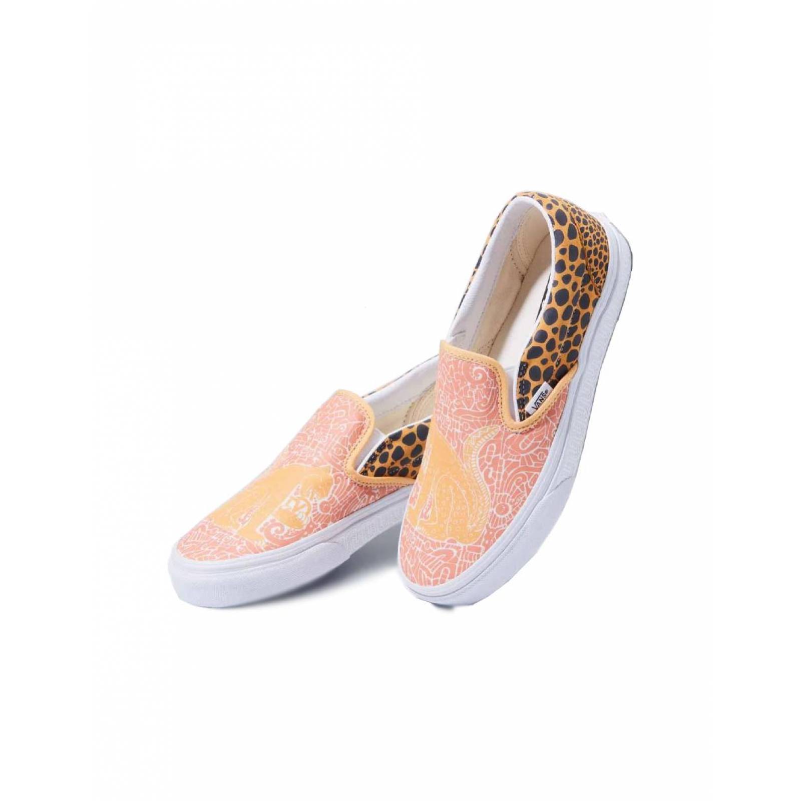 Tenis Vans Classic Slip-On Jaguar Mujer Casual Moda Caminar 