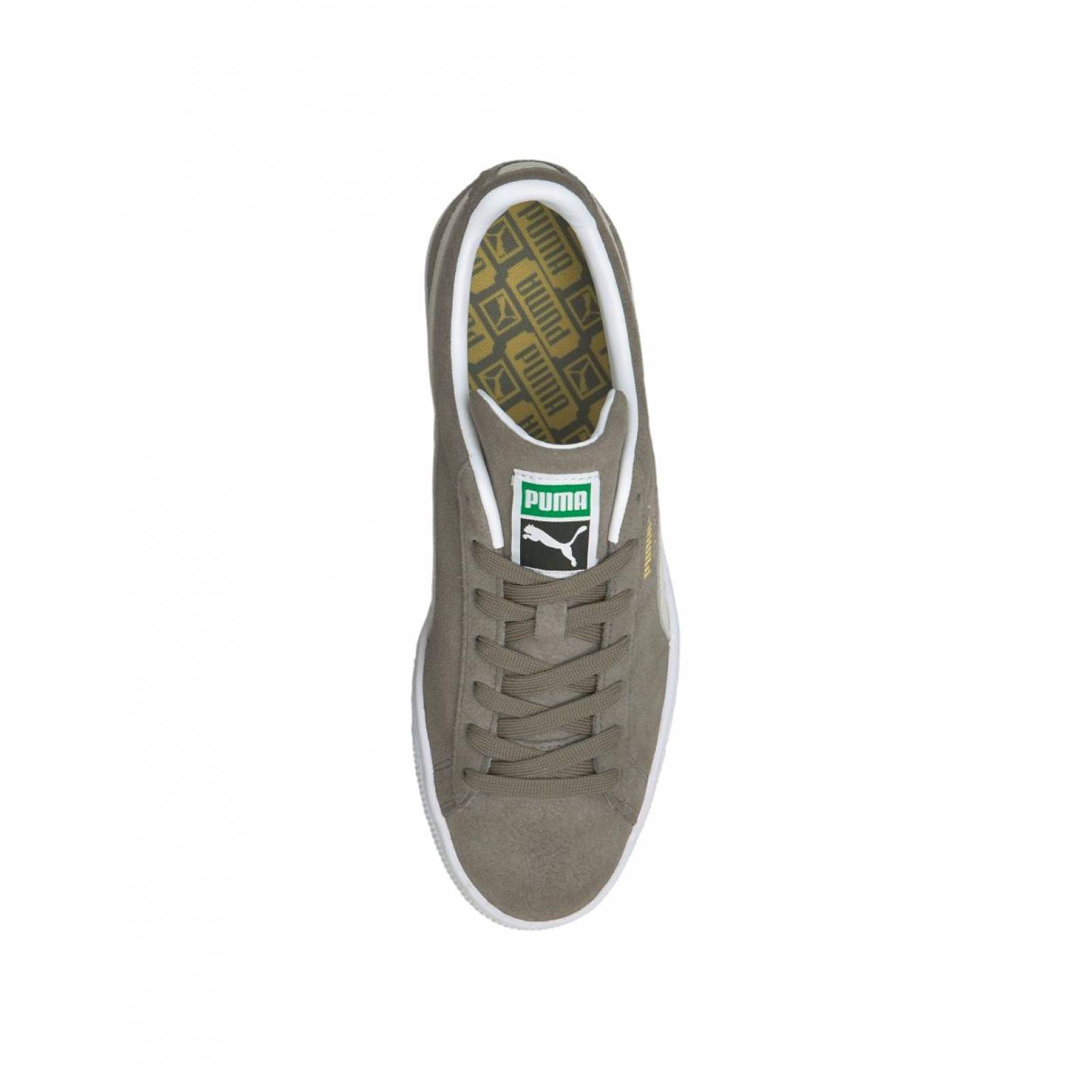 Tenis Puma Suede Classic XXI Hombre Gris Moda Casual