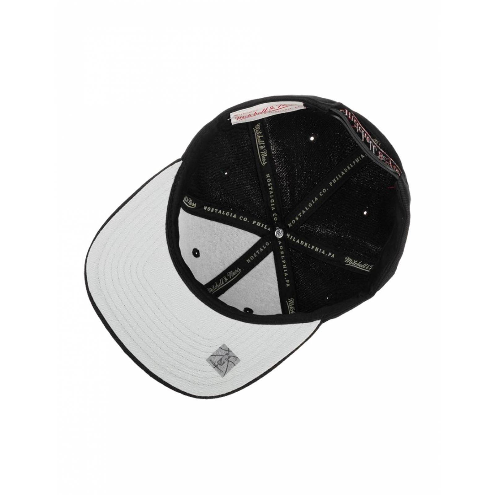 Gorra Mitchell & Ness Toronto Raptors Basic Basquetbol NBA Negro UNITALLA