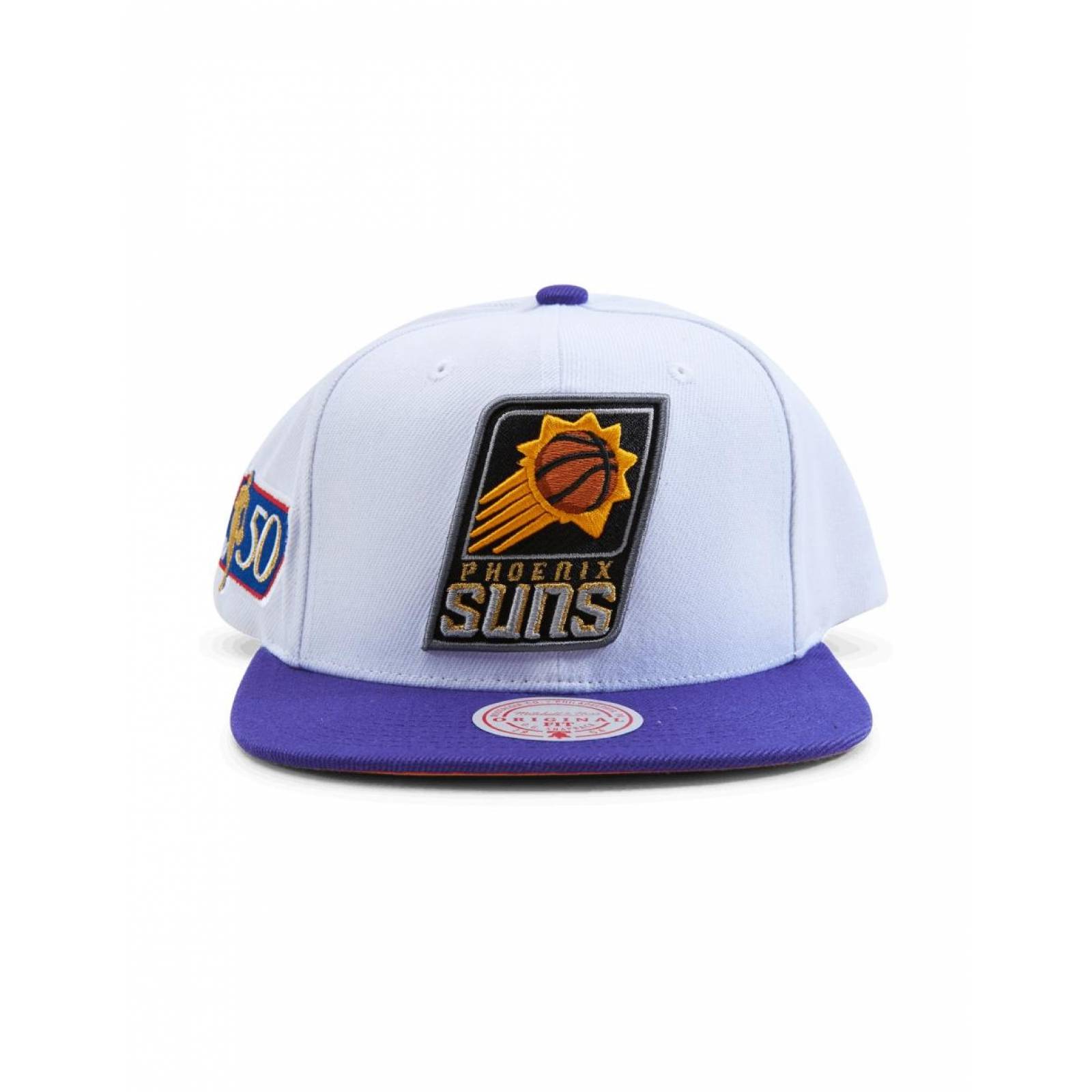 Gorra Mitchell & Ness Phoenix Suns 50th Anniversary NBA Blanco UNITALLA