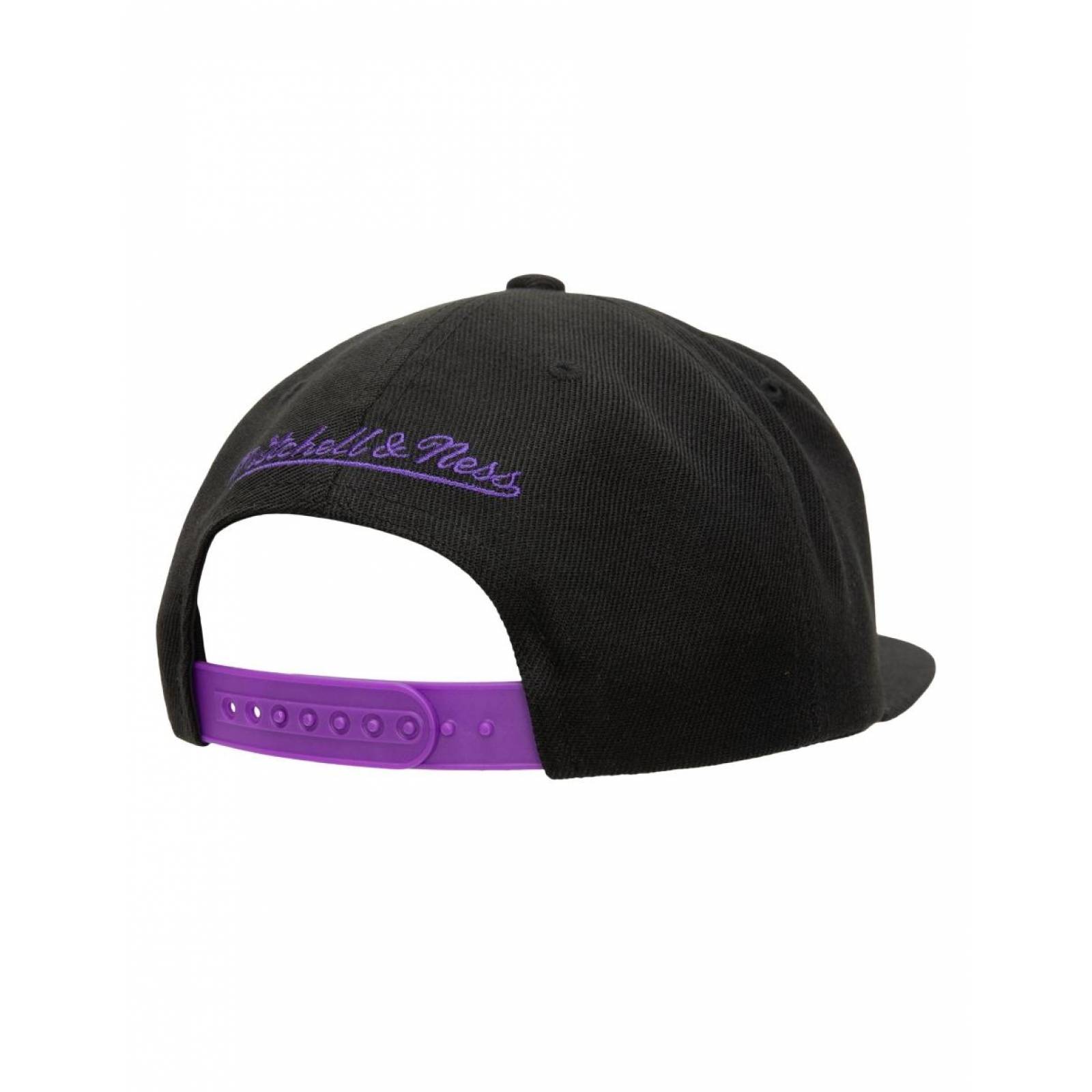 Gorra Mitchell & Ness Satin Under Toronto Raptors NBA Basquetbol Negro UNITALLA