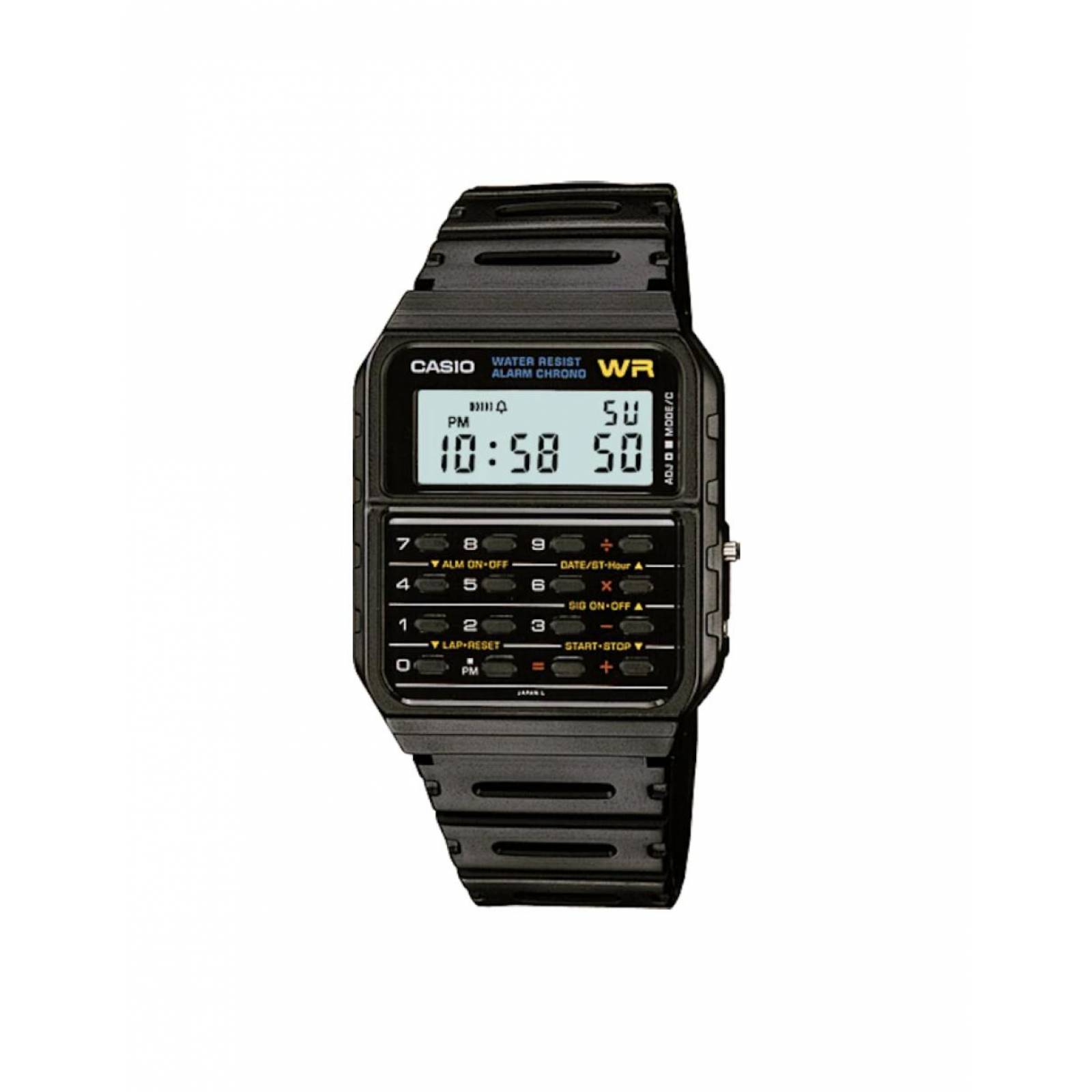 Reloj Calculadora Casio Clásico Retro Moda Vintage Negro 35 mm