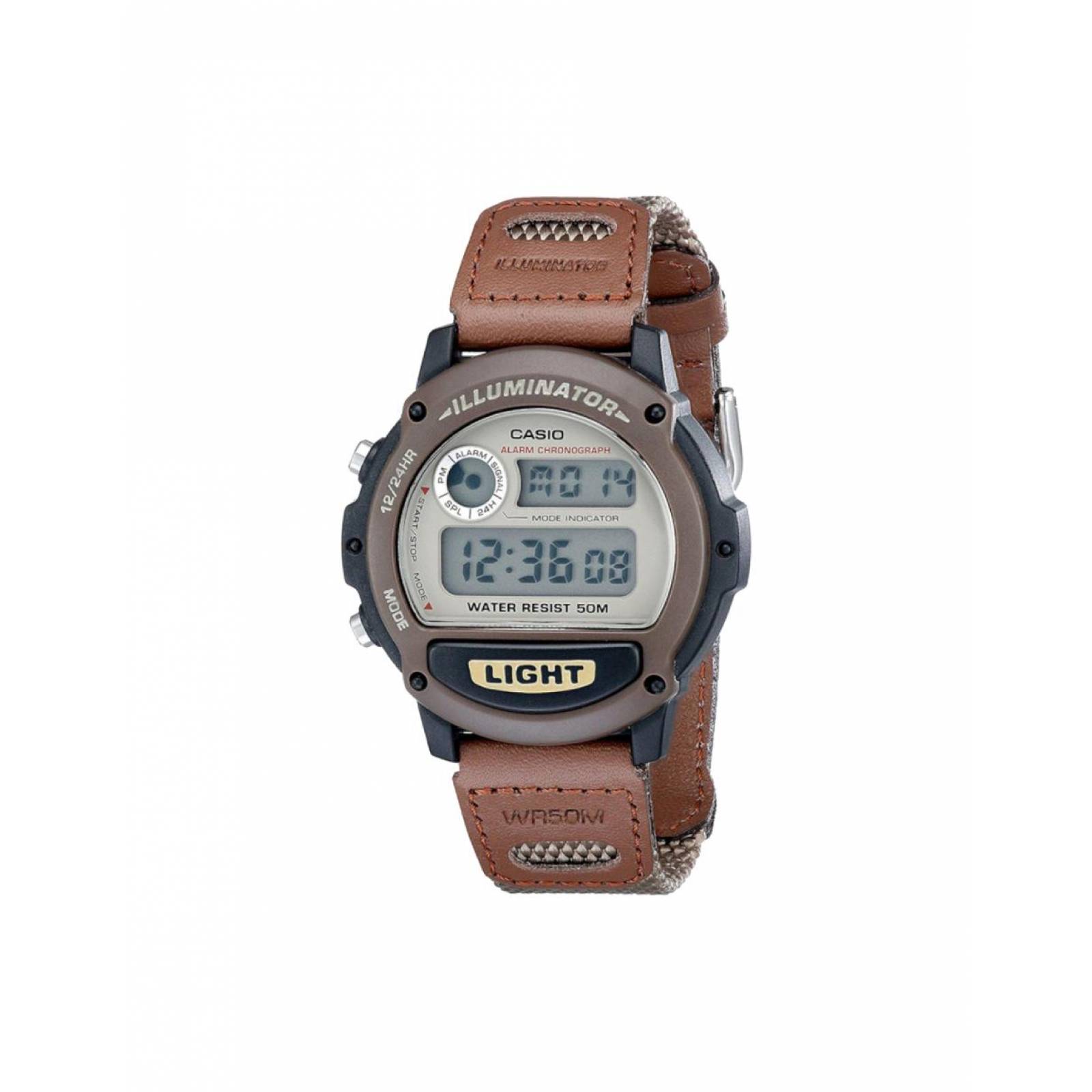 Reloj Deportivo Casio Illuminator Sport Diario Digital 44 mm Marrón