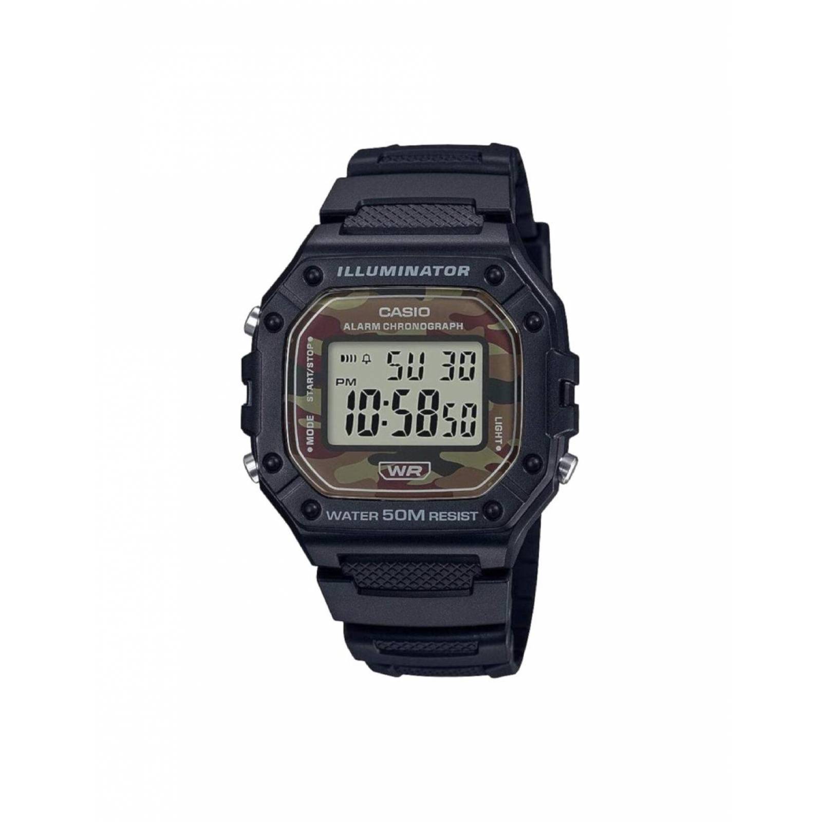 Reloj Deportivo Casio Digital Sport Alarma Verde 43 mm