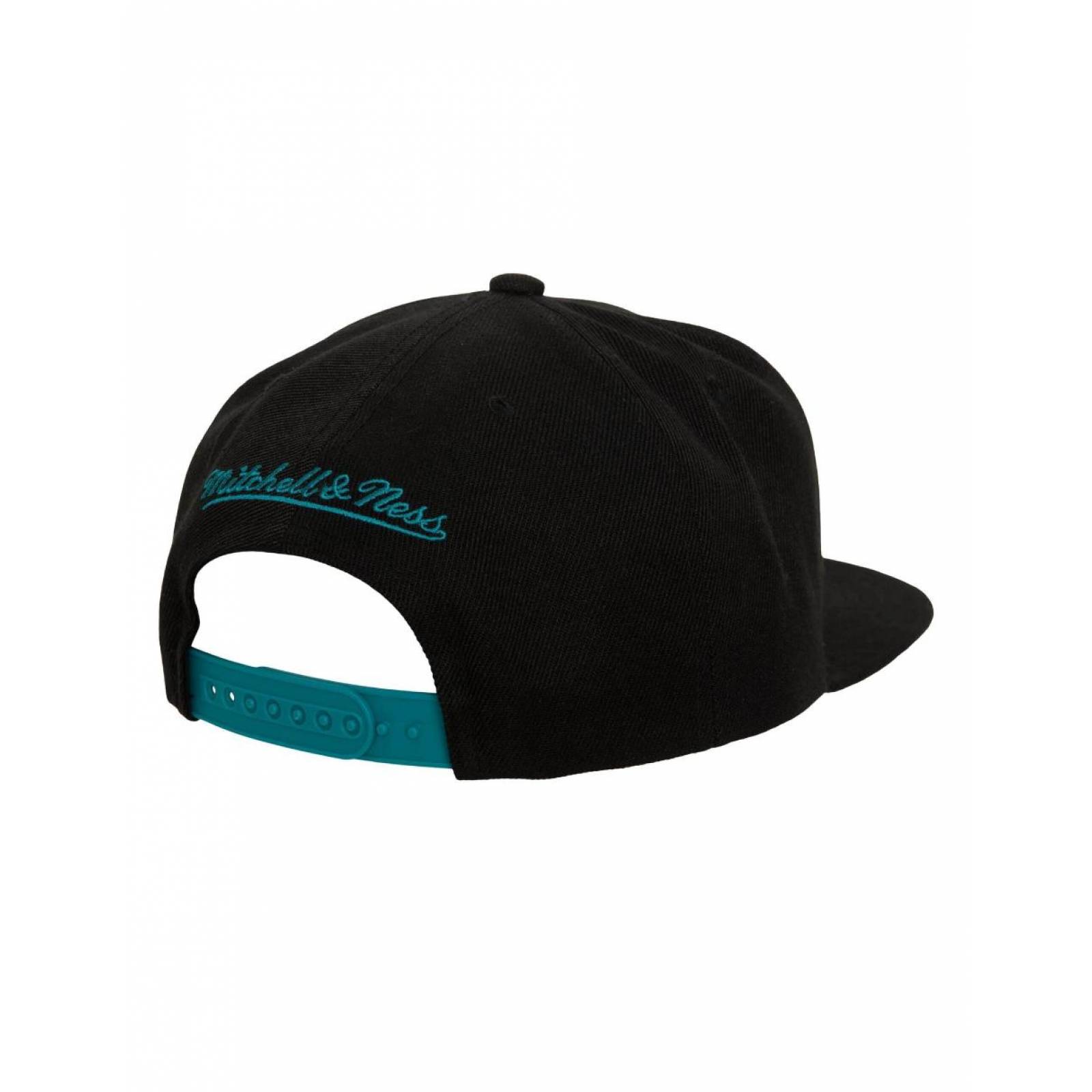 Gorra Mitchell & Ness Charlotte Hornets Basquetbol NBA Snapback Azul UNITALLA