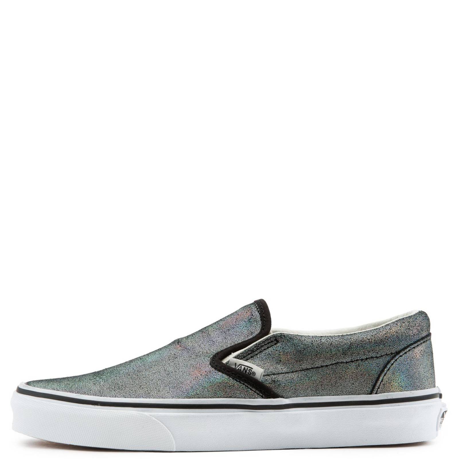 Tenis Vans Classic Slip-On Prism Unisex Skate Metalico 