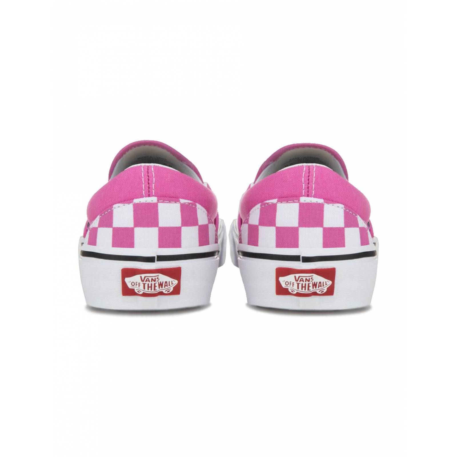Tenis Vans Classic Slip-On Checkerboard Mujer Skate Sport 