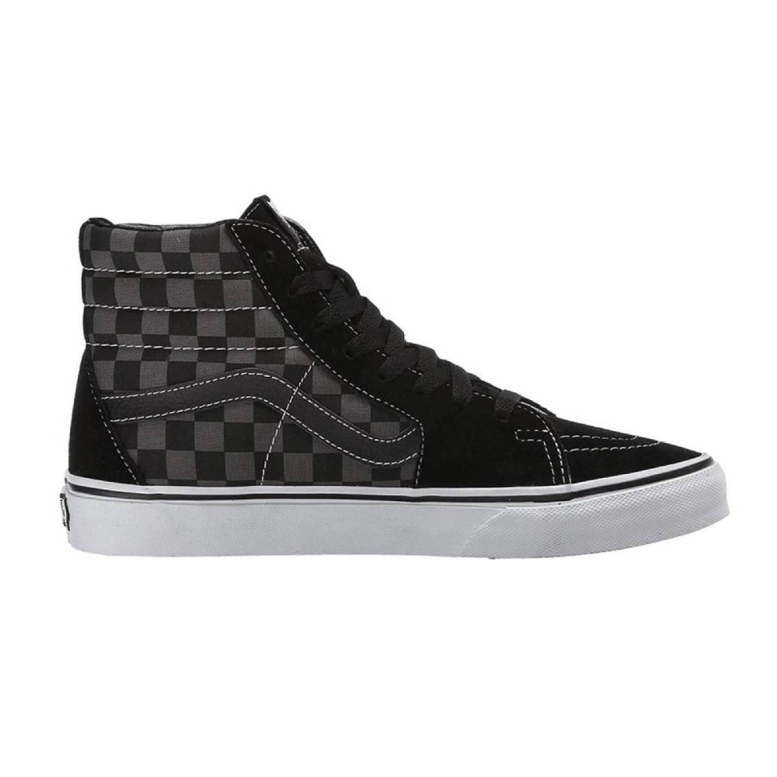 Tenis Vans Sk8-HI Hombre bota skate moda negro 