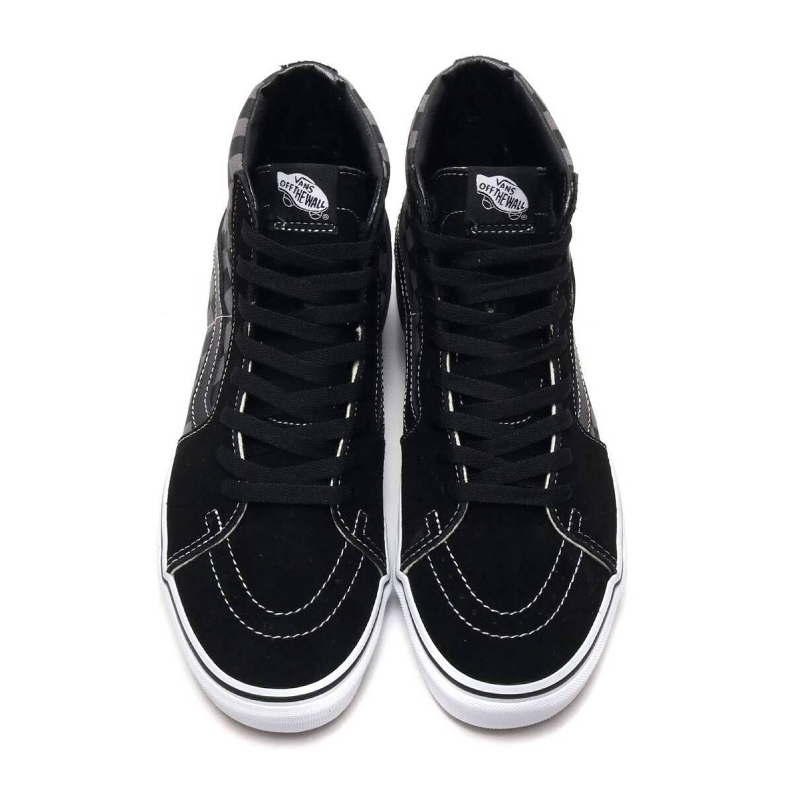 Tenis Vans Sk8-HI Hombre bota skate moda negro 
