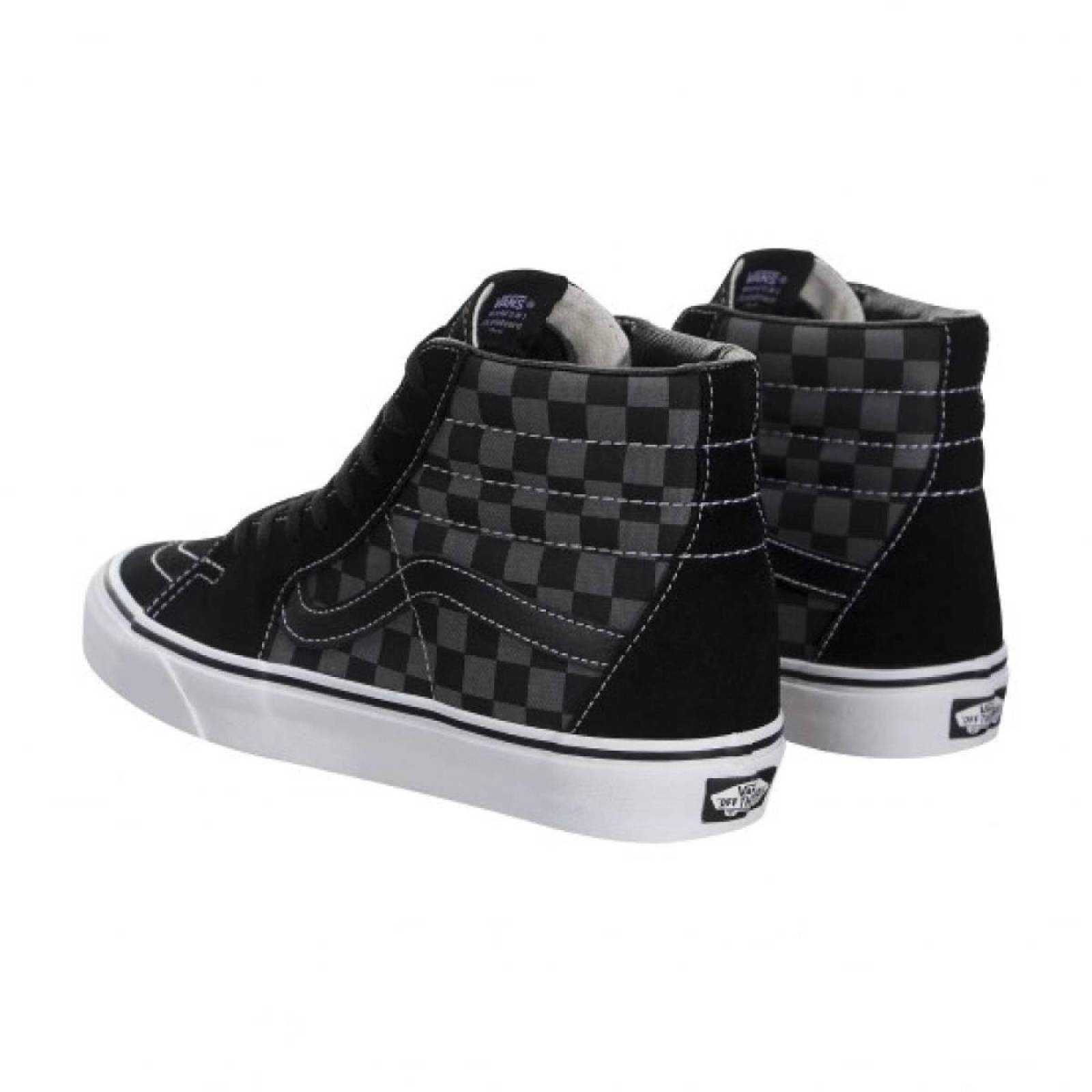 Tenis Vans Sk8-HI Hombre bota skate moda negro 
