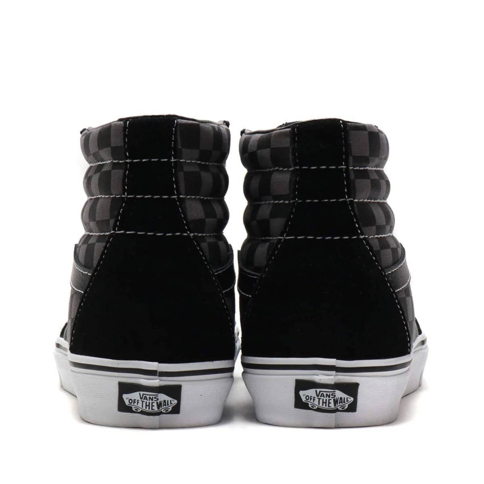 Tenis Vans Sk8-HI Hombre bota skate moda negro 
