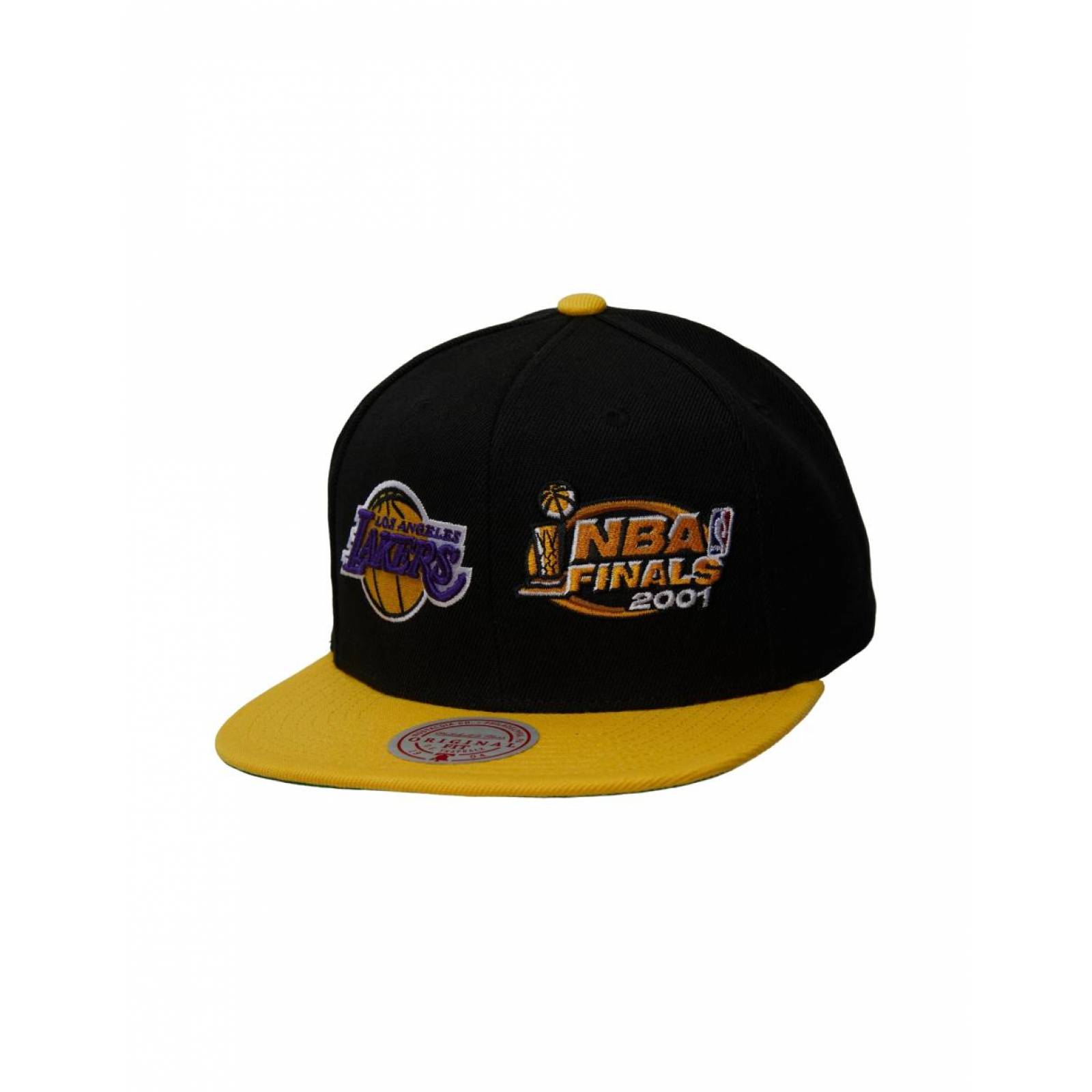 Gorra Mitchell & Ness Los Angeles Lakers NBA Finals 2001 UNITALLA Negro