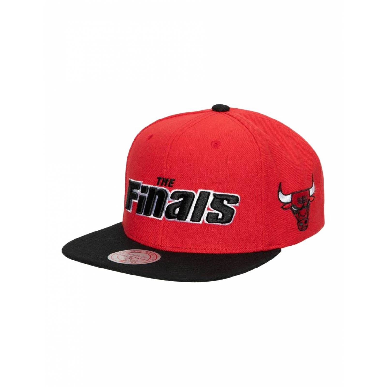 Gorra Mitchell & Ness Chicago Bulls The Finals Basquetbol NBA UNITALLA Rojo