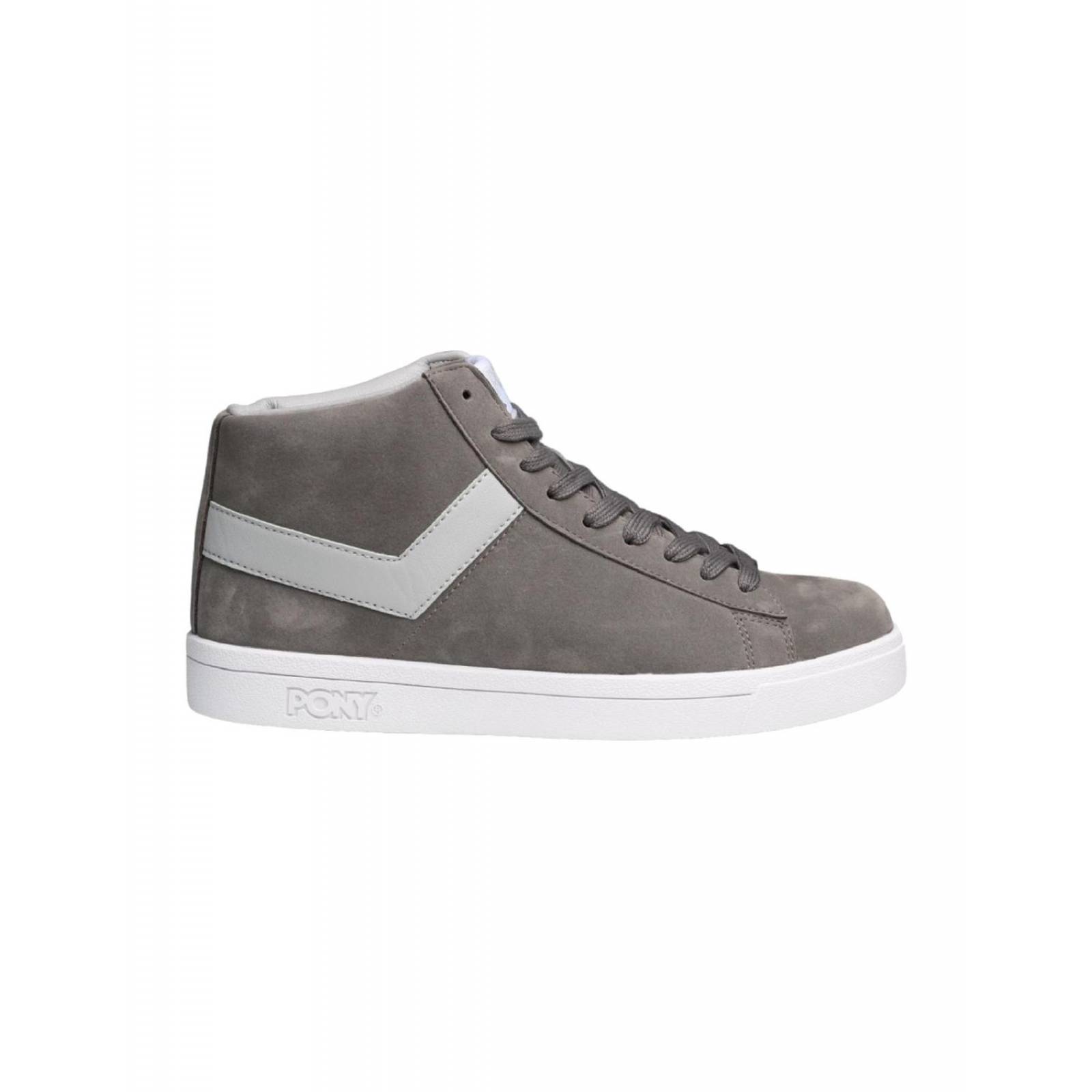 Tenis PONY Top Star Hi Monument Gray Unisex Caminar Moda
