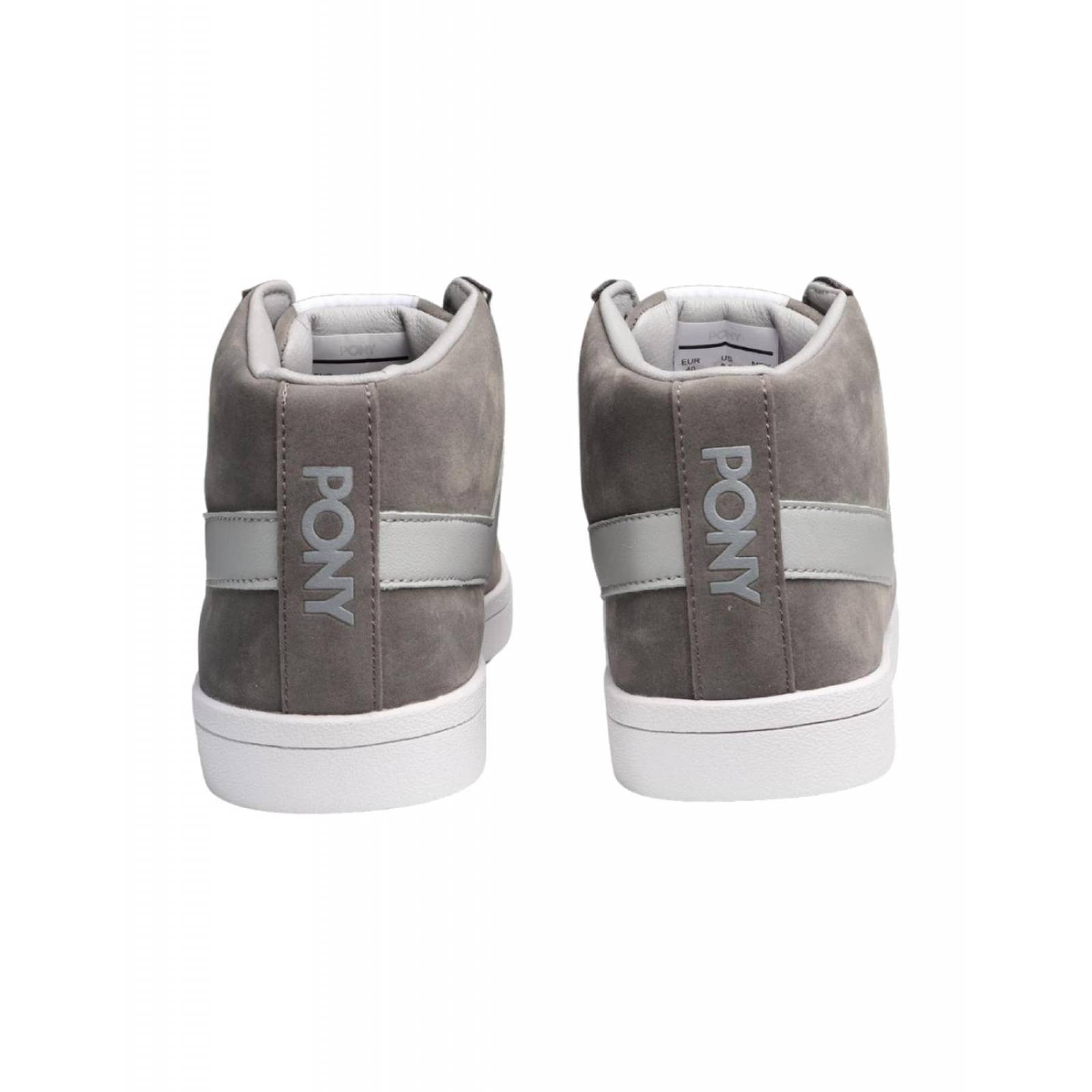 Tenis PONY Top Star Hi Monument Gray Unisex Caminar Moda