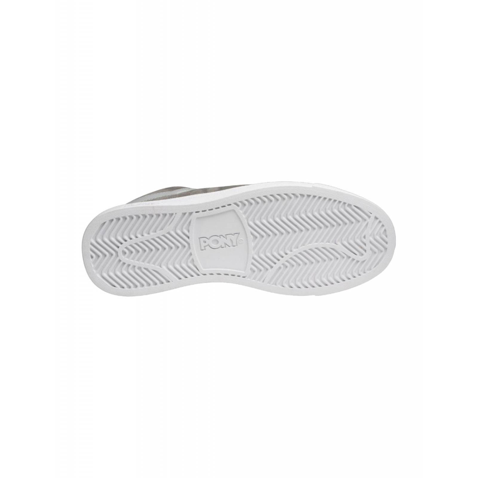 Tenis PONY Top Star Hi Monument Gray Unisex Caminar Moda