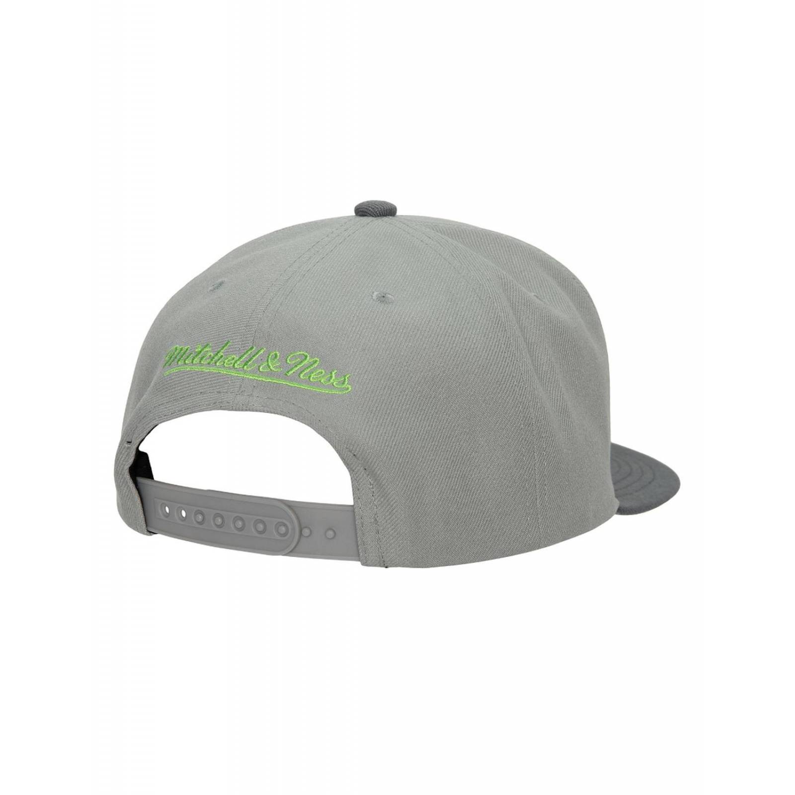 Gorra Mitchell and Ness Green Bean Boston Celtics NBA Basquebol Gris UNITALLA