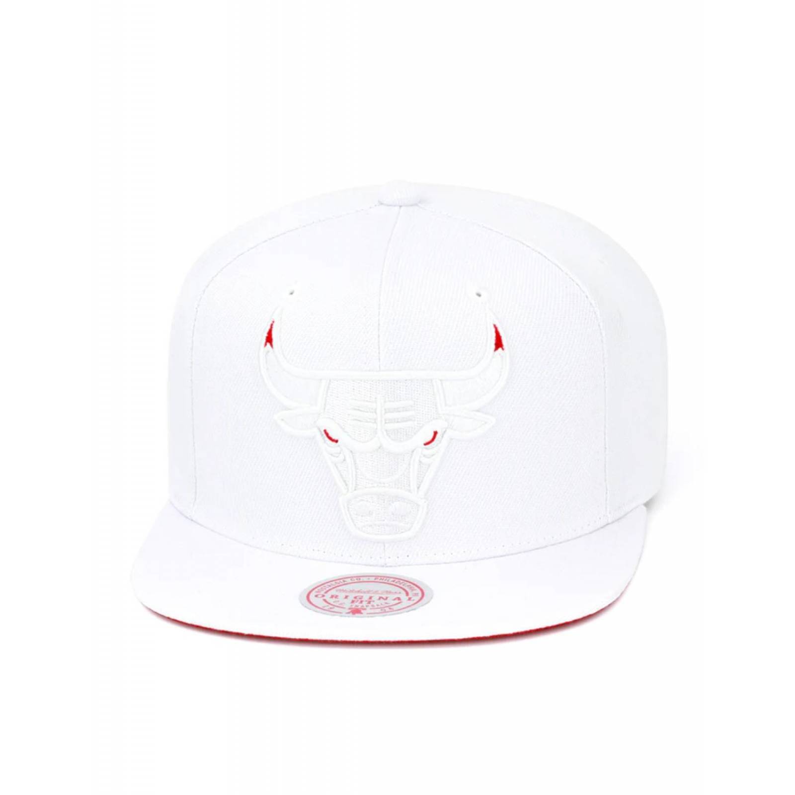 Gorra Mitchell and Ness White Out Chicago Bulls NBA Basquebol Blanco UNITALLA