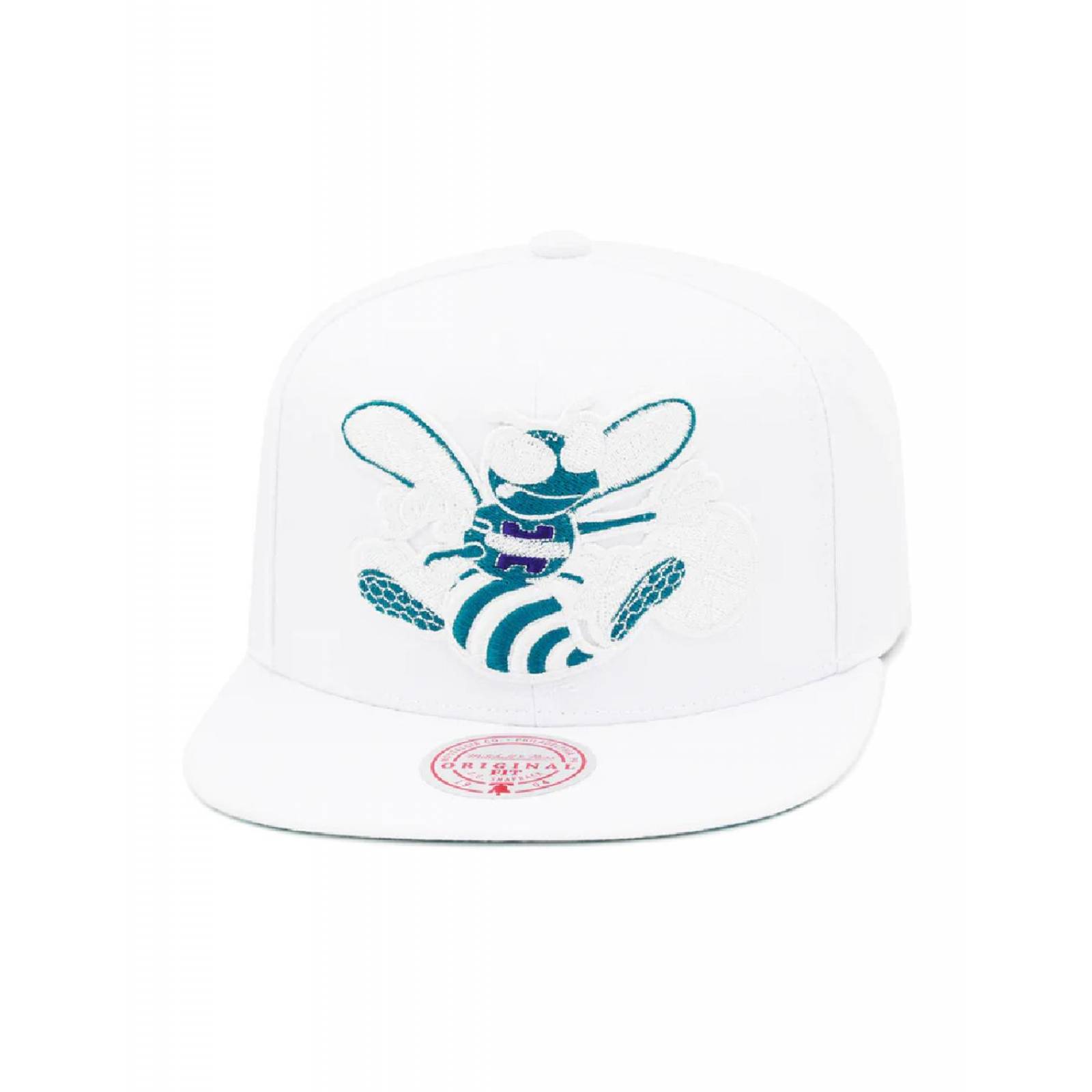 Gorra Mitchell and Ness White Out Charlotte Hornets NBA Basquebol Blanco UNITALLA