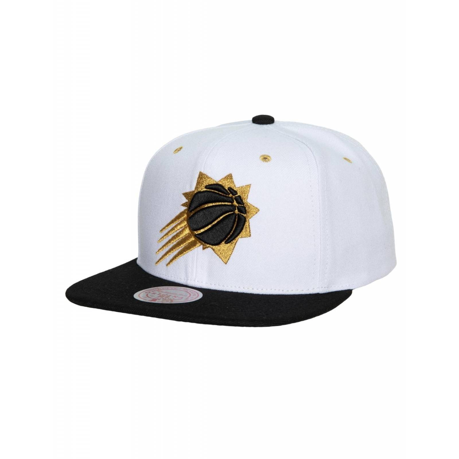 Gorra Mitchell and Ness White Gold Phoenix Suns NBA Basquebol Blanco UNITALLA