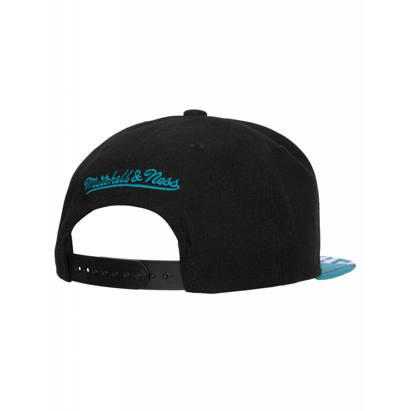 Gorra Mitchell and Ness Swingman Pop Charlotte Hornets NBA Basquebol Negro UNITALLA