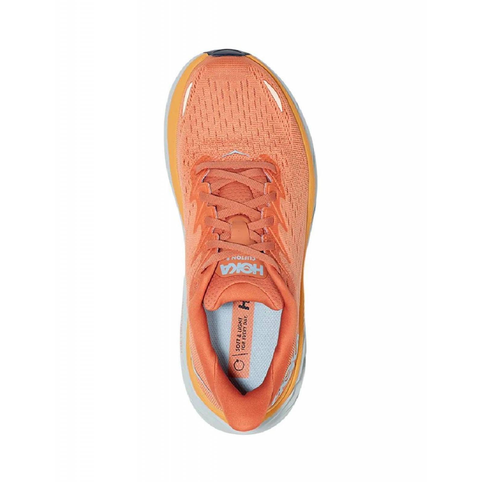 Tenis Hoka Mujer Clifton 8 Sun Baked Correr Running 