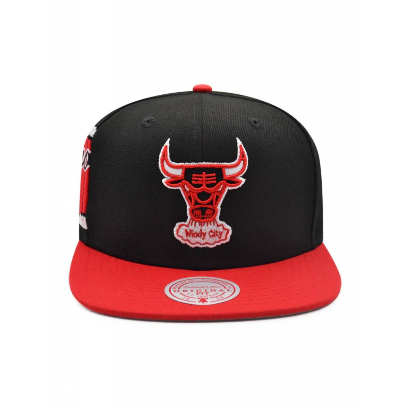 Gorra Mitchell & Ness Jumbotron Chicago Bulls NBA Basquetbol Negro UNITALLA
