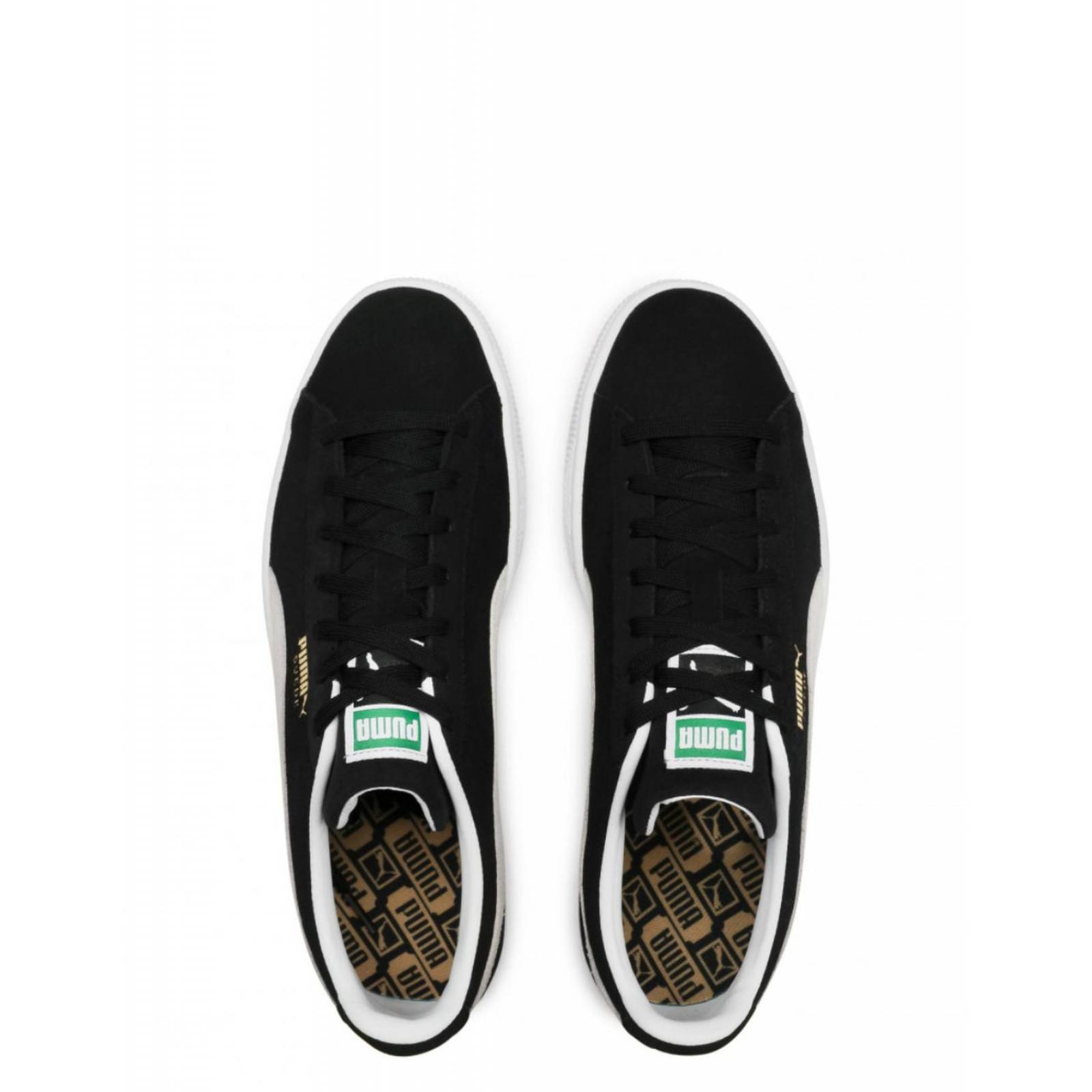 Tenis Puma Suede Classic 21 Black White Unisex Sport Casual Moda 