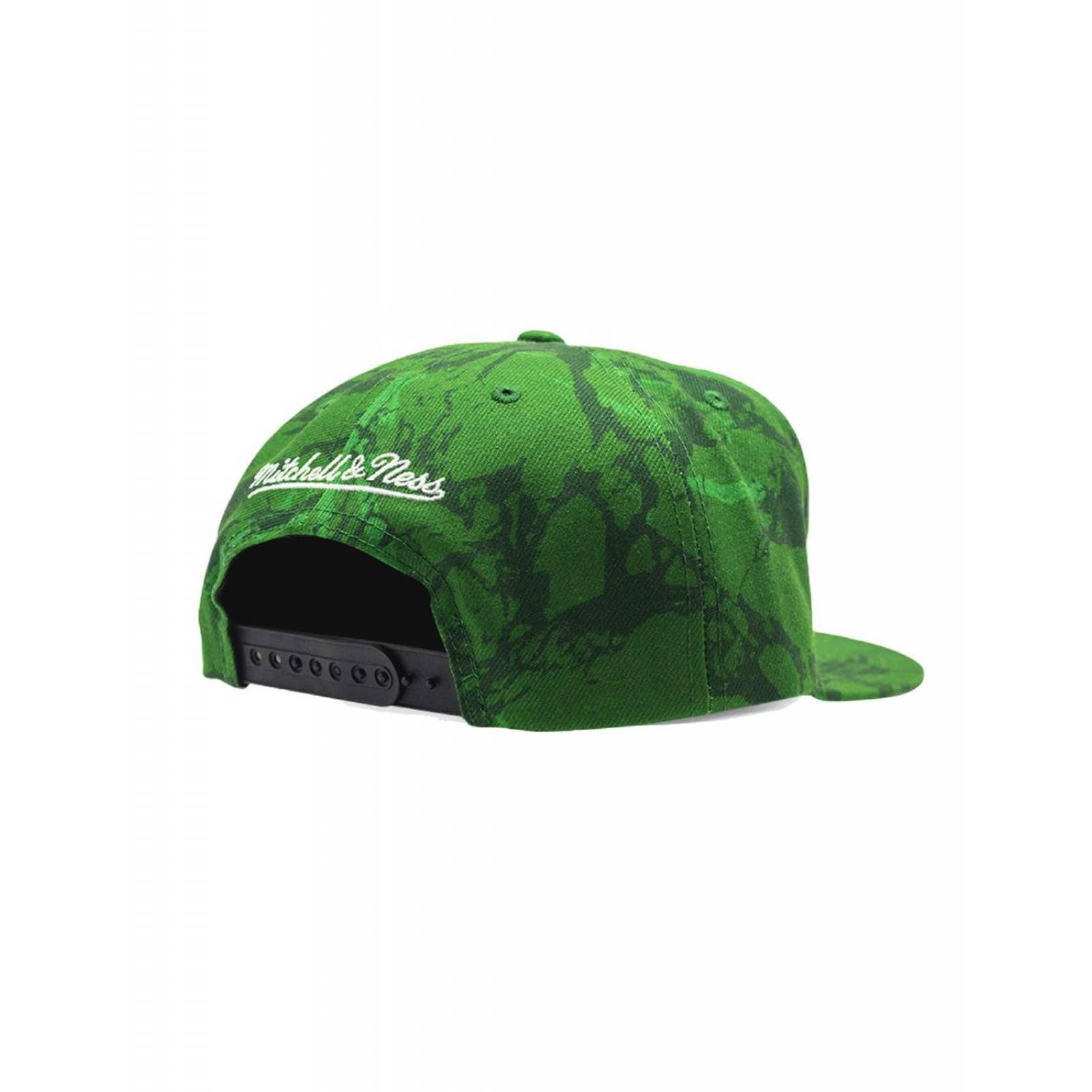 Gorra Mitchell & Ness Down for All Boston Celtics NBA Basquetbol Negro UNITALLA