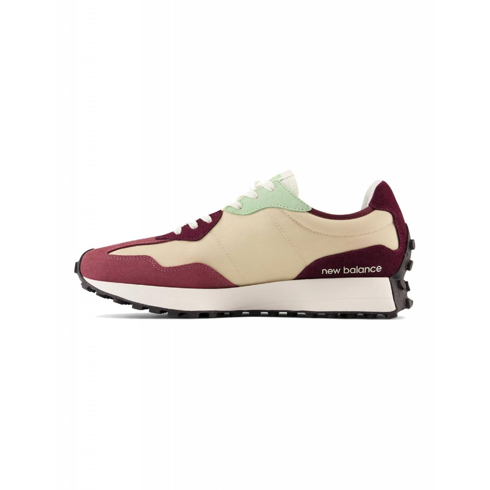 Tenis New Balance 327 Burgundy Hombre Casual Moda Caminar