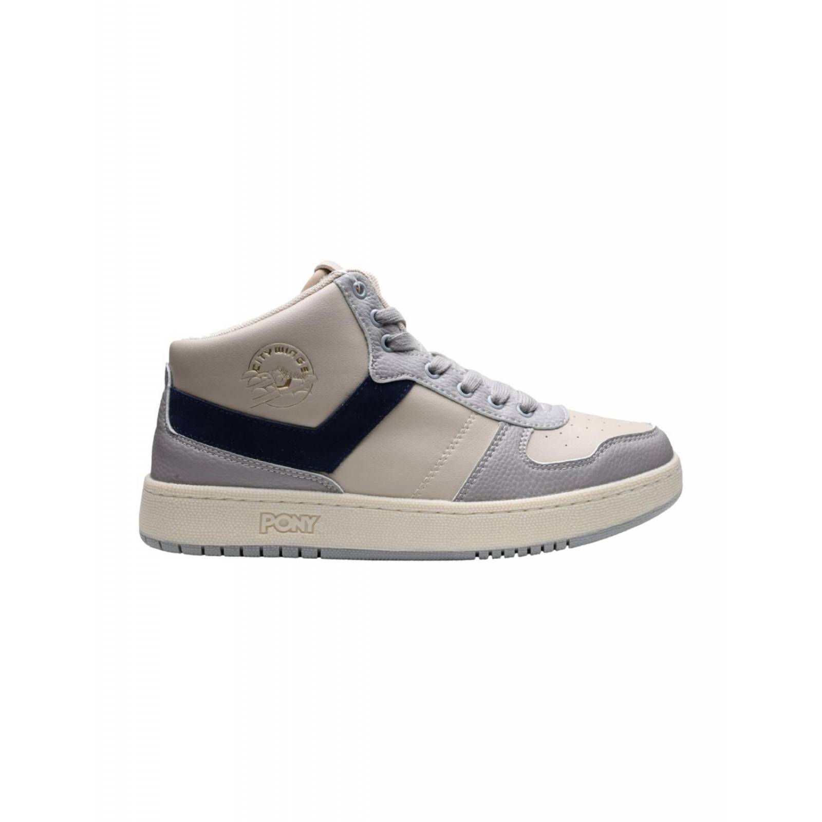 Tenis PONY City Wings Mid Rice Paper Unisex Moda Casual Caminar 