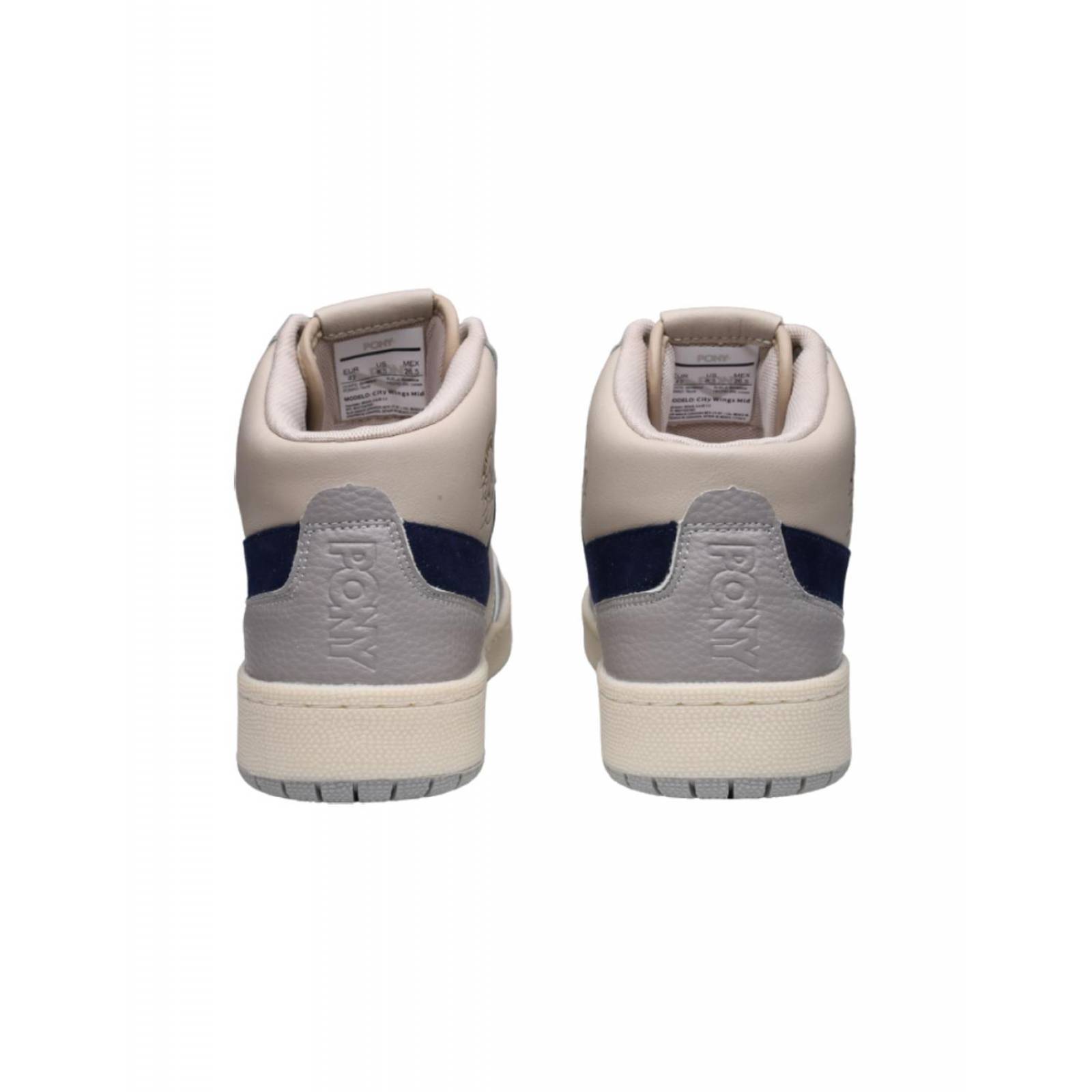 Tenis PONY City Wings Mid Rice Paper Unisex Moda Casual Caminar 