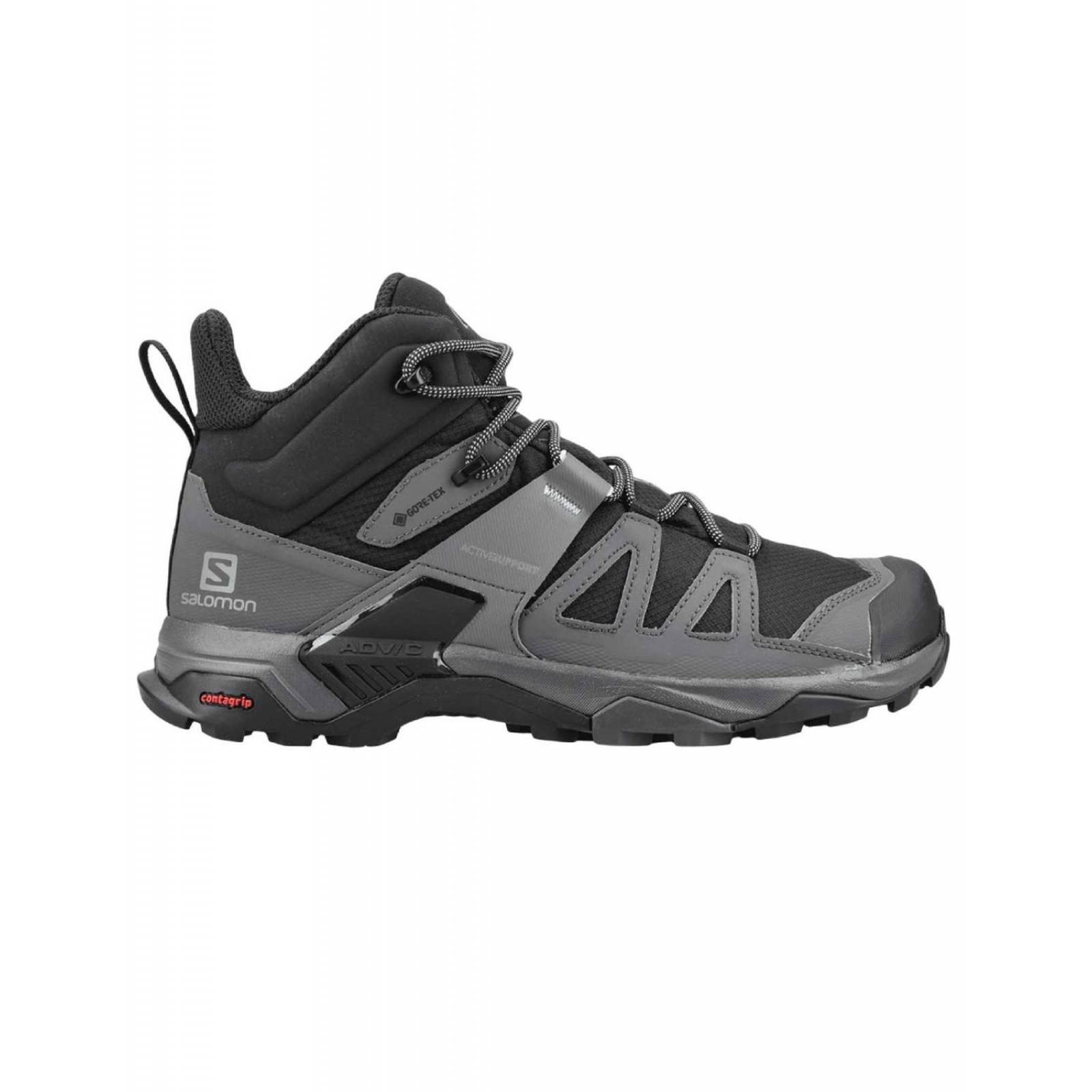 Botas Salomon X ULTRA 4 MID GTX BKGY M Hombre Senderismo Sport 