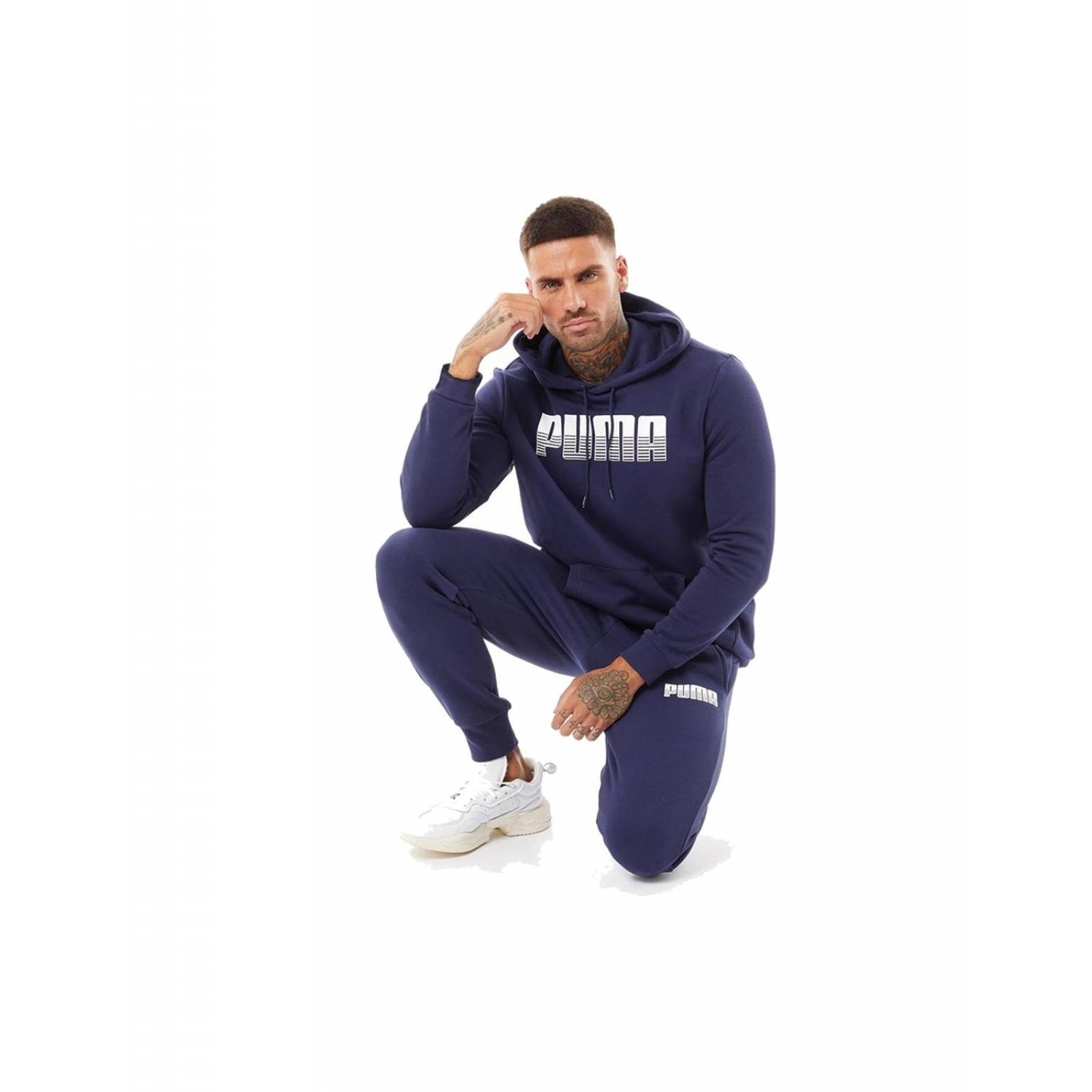 Sudadera Puma Style Hoodie Hombre