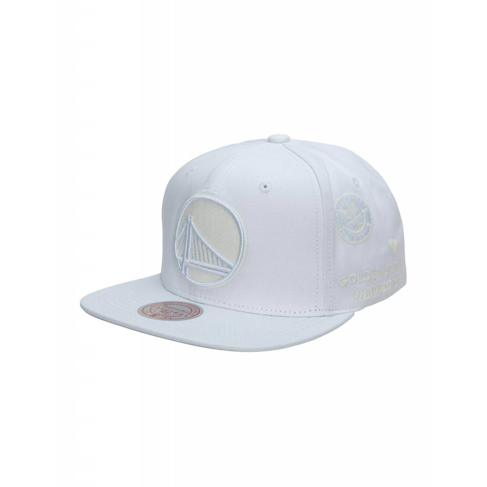 Gorra Mitchell & Ness Golden State Warriors UV Reactive NBA Basquetbol Blanco UNITALLA