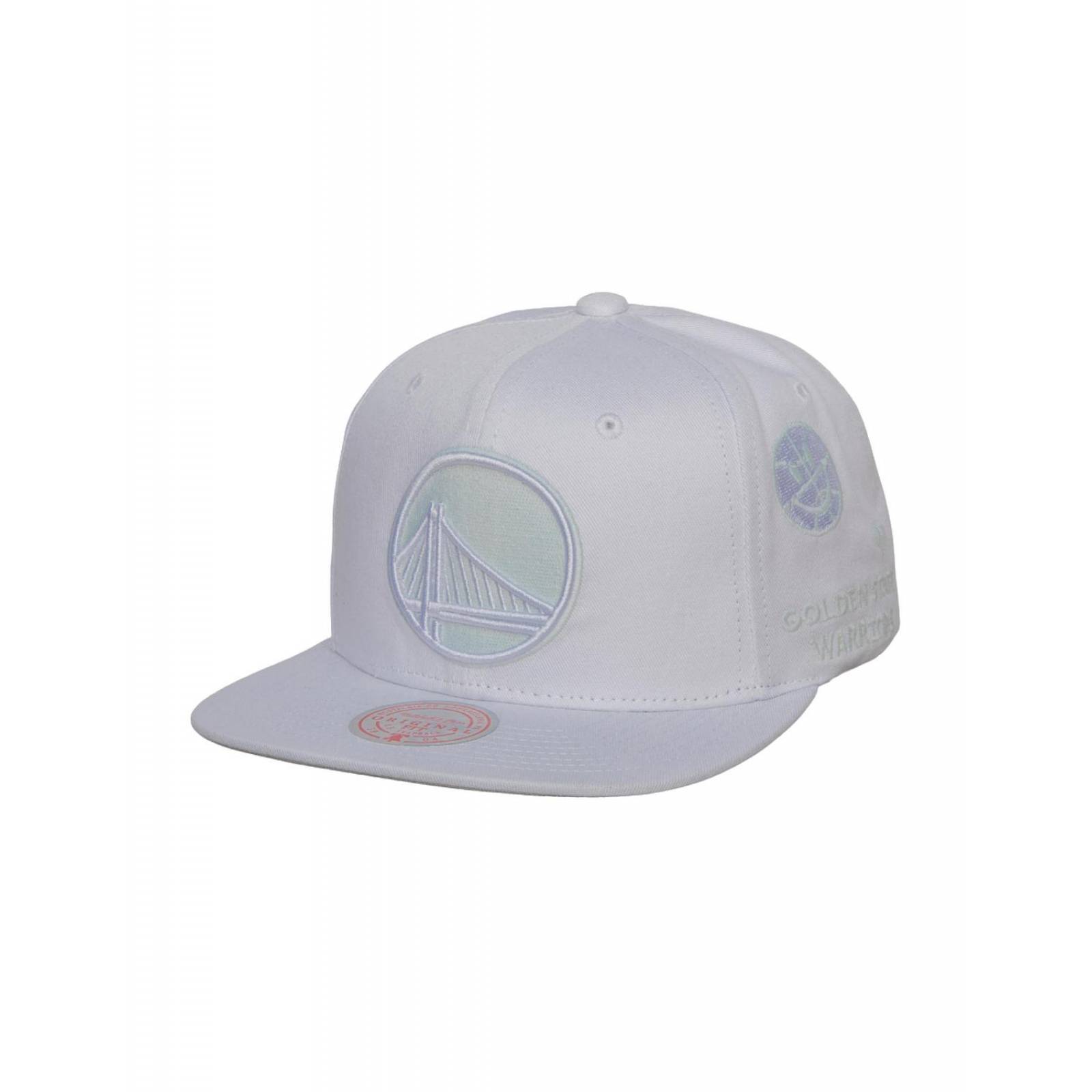 Gorra Mitchell & Ness Golden State Warriors UV Reactive NBA Basquetbol Blanco UNITALLA