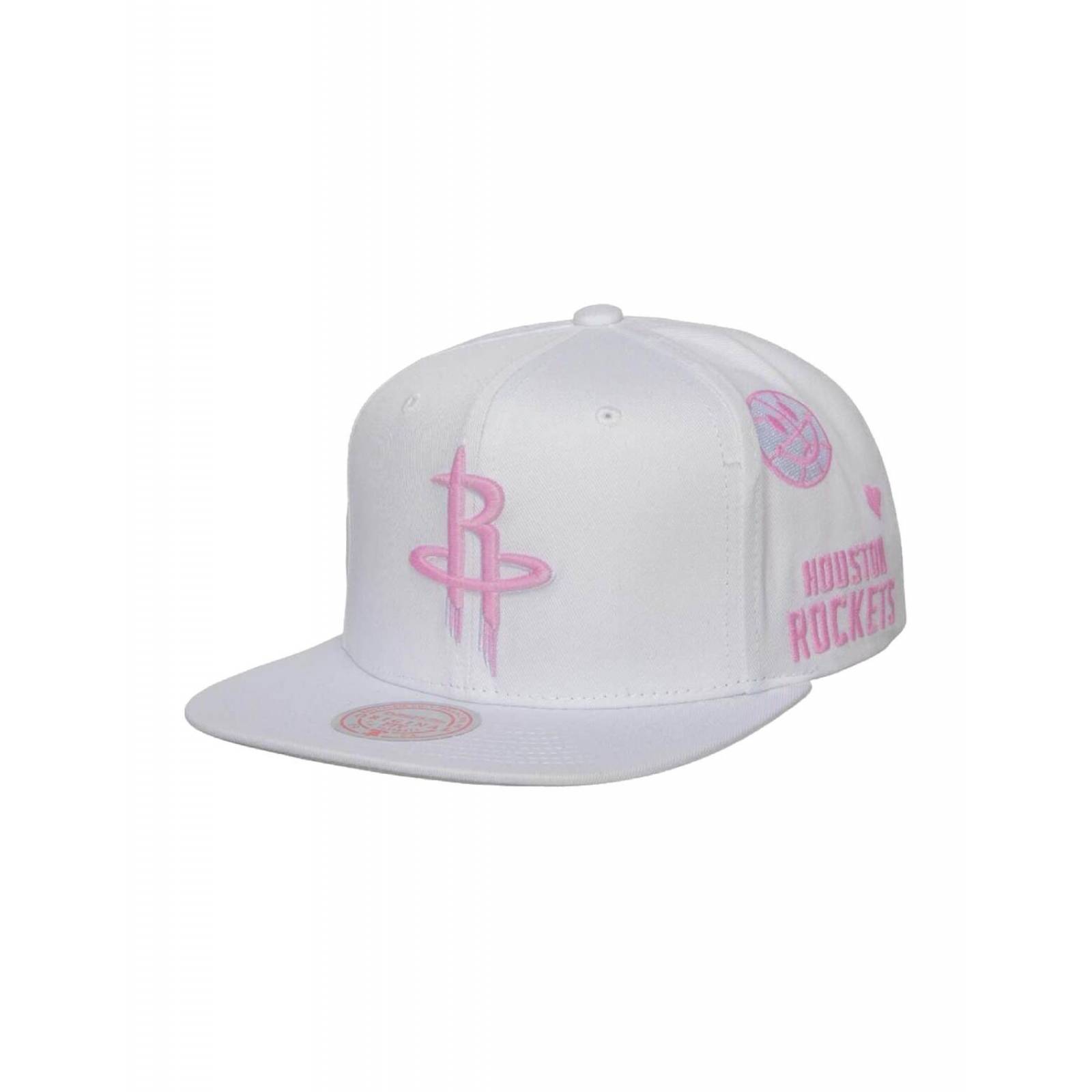 Gorra Mitchell & Ness Houston Rockets NBA UV Reactive Basquetbol Blanco UNITALLA