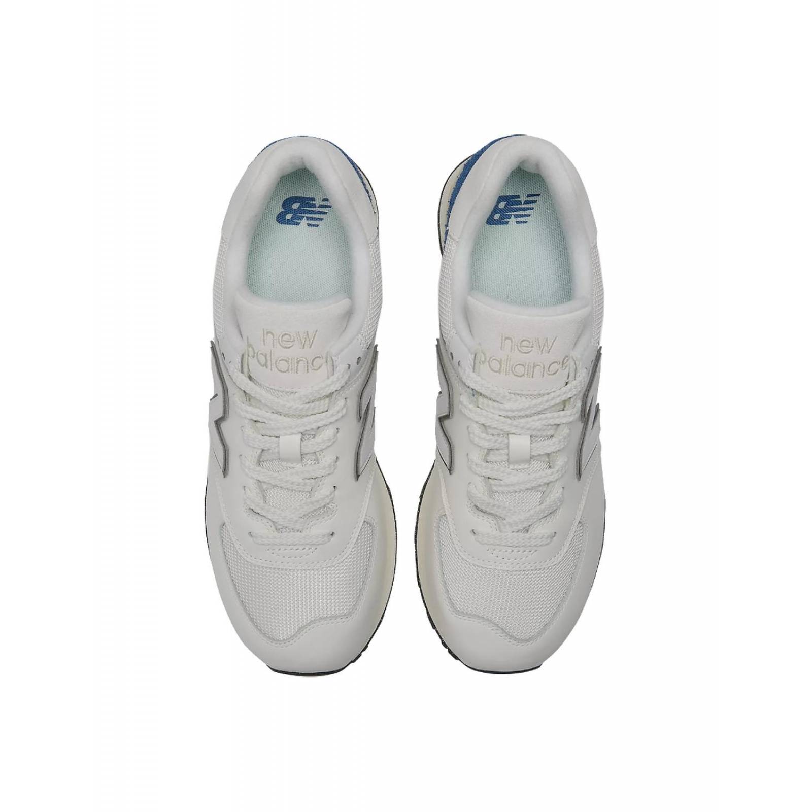 Tenis New Balance 574 Bone White Unisex Caminar Moda Cómodo 