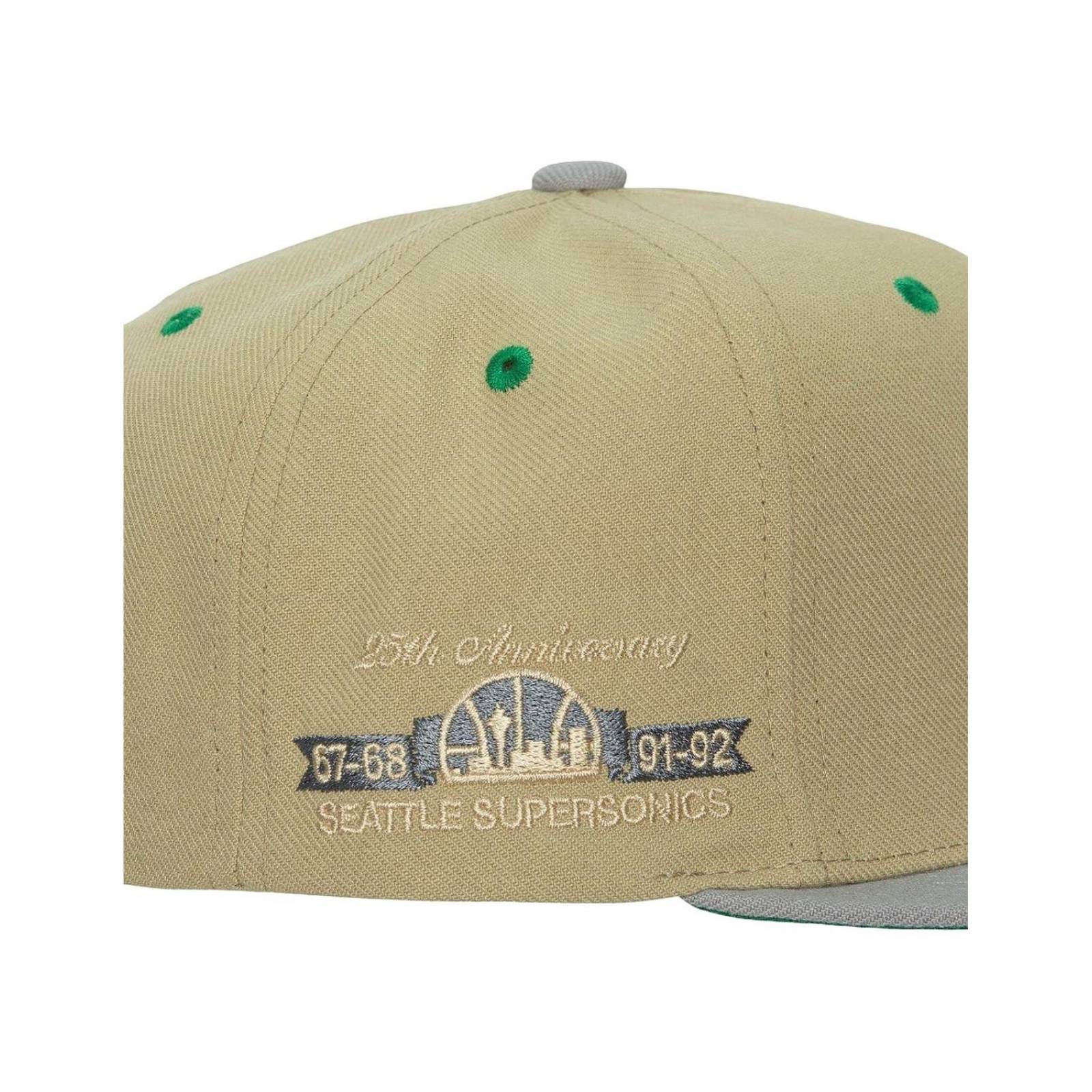 Gorra Mitchell & Ness Classic Canvas Seattle Supersonics NBA Basquetbol