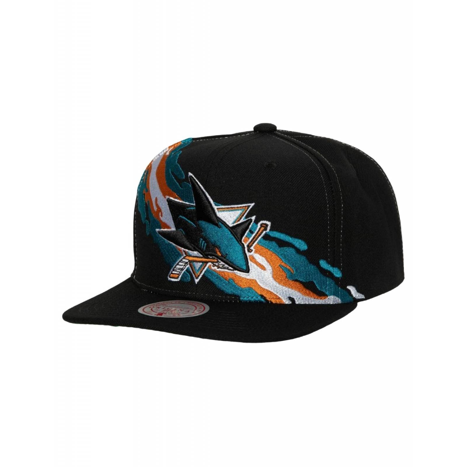 Gorra Mitchell & Ness San Jose Sharks Vintage Paintbrush NHL Hockey