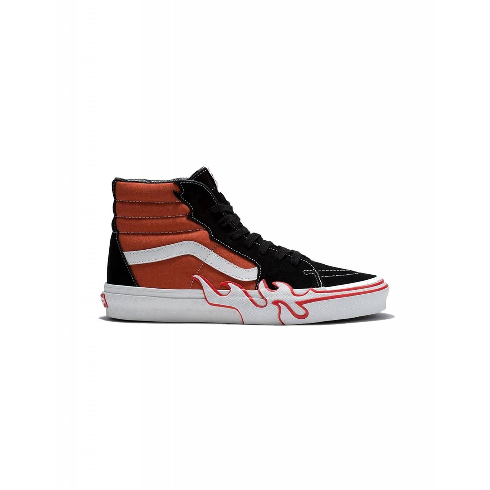 Tenis Vans Classics Sk8-Hi Flame Rojo Hombre Casual 