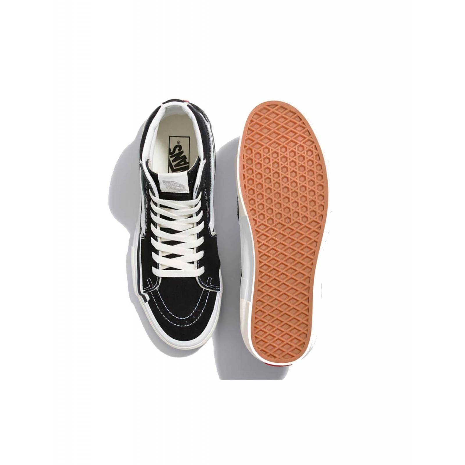 Tenis Vans Sk8-Hi Reconstruct Mujer Casual Caminar 