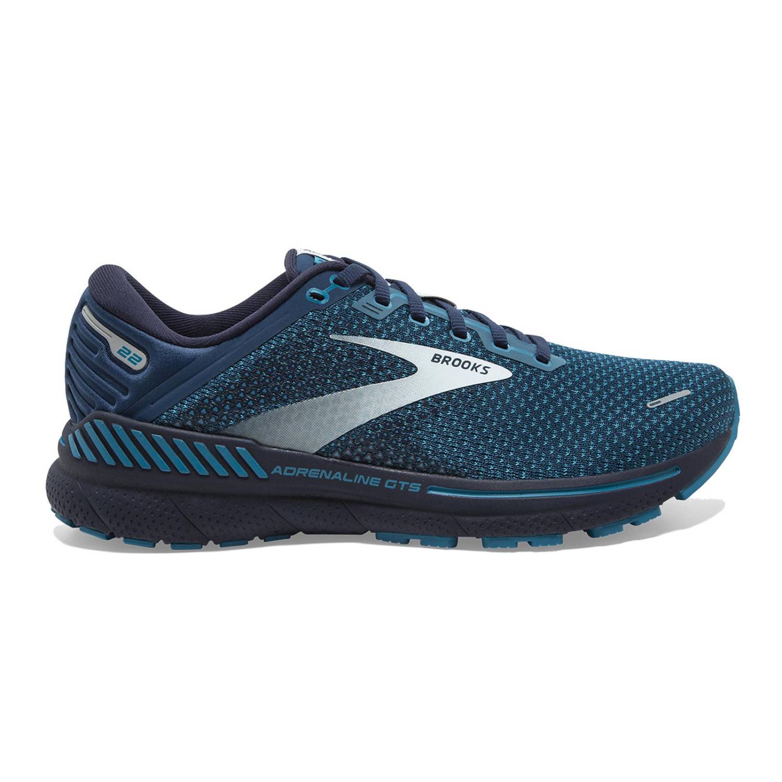 Tenis Brooks Adrenaline GTS 22 Hombre Road Running Pronador 