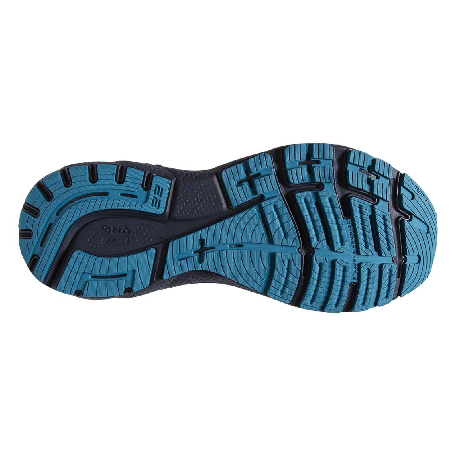 Tenis Brooks Adrenaline GTS 22 Hombre Road Running Pronador 