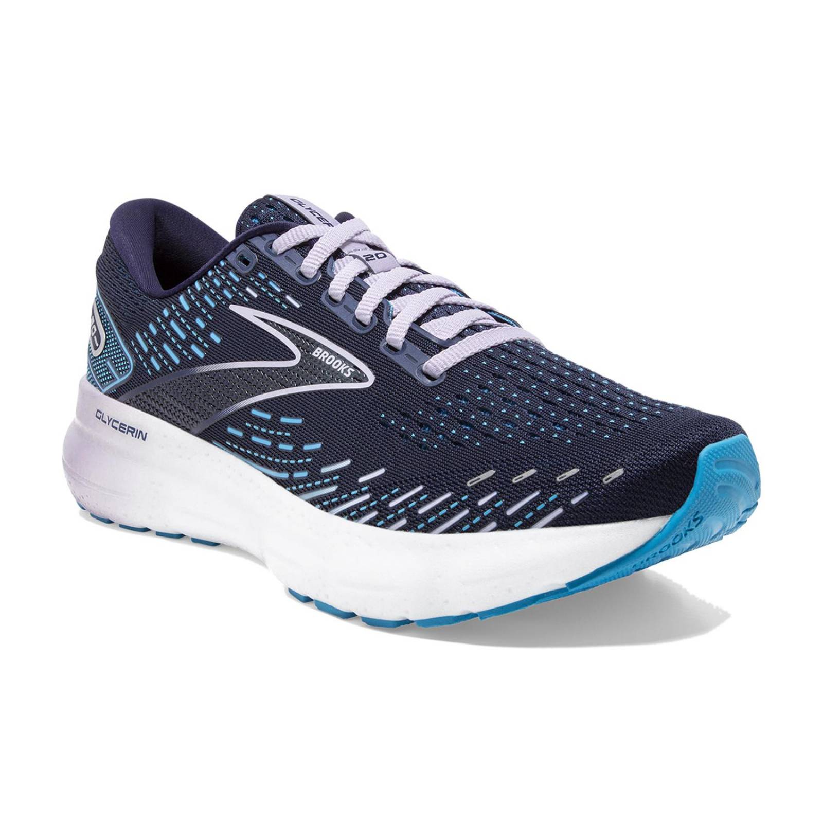 Tenis Brooks Glycerin 20 Mujer Supinador Road Running 